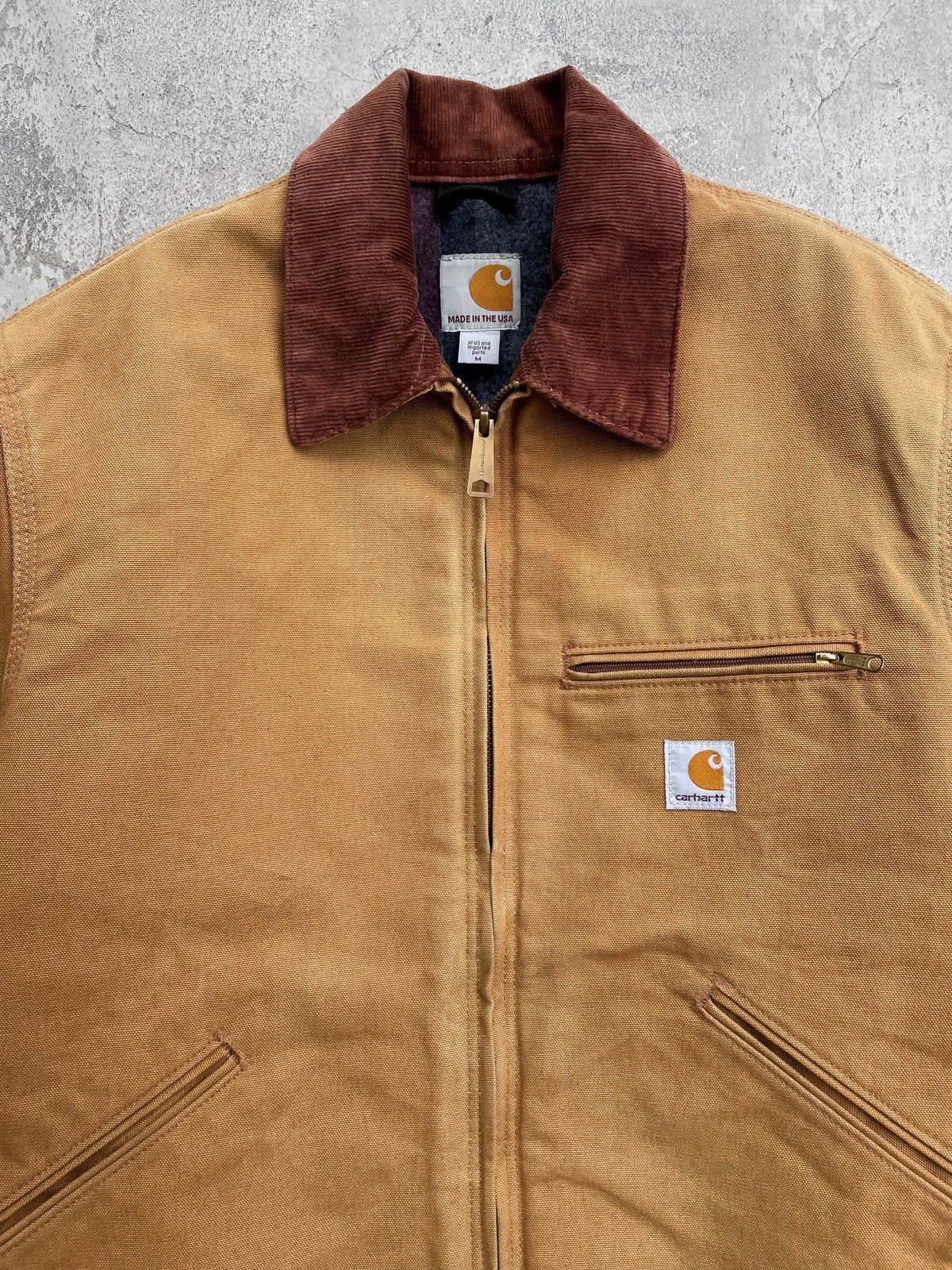 Carhartt 16' Faded Brown Tan Carhartt Detroit Jacket J001 BRN Size US M / EU 48-50 / 2 - 7 Thumbnail