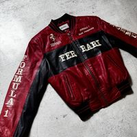 Red Hot Ferrari Formula 1 Bomber – Iconic Racing Vibes