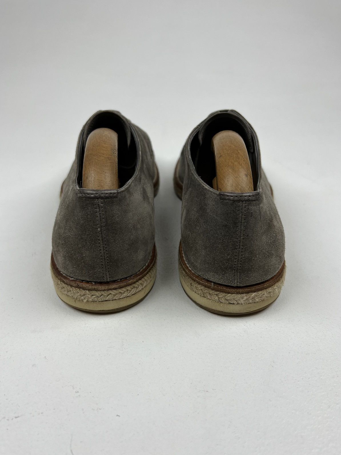 Prada PRADA Derby Suede Chukka Shoes Lace Up Vintage Beige Men’s Size US 9 / EU 42 - 7 Thumbnail