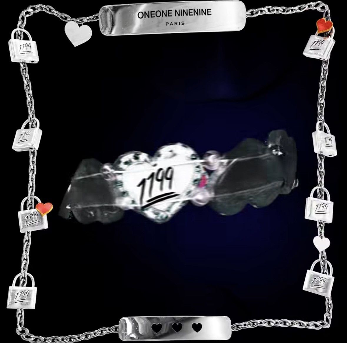 1199 Bazo 1199 St Valentines Cat Bracelet Size ONE SIZE - 8 Thumbnail