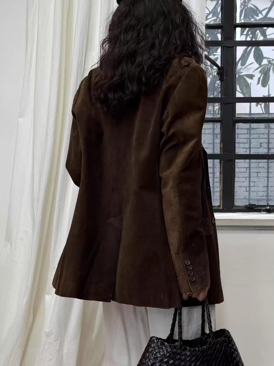 Yohji Yamamoto Yohji Yamamoto Brown Velvet Structured Blazer L Size L / US 10 / IT 46 - 8 Thumbnail
