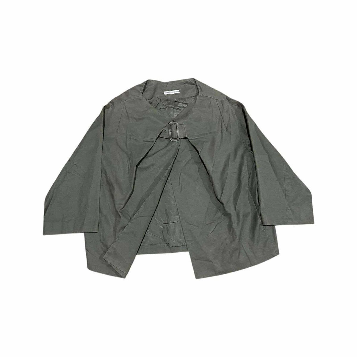 Tsumori Chisato 🔥Tsumori Chisato Issey Miyake Cropped Jacket Belted Collar Size US M / EU 48-50 / 2 - 4 Thumbnail