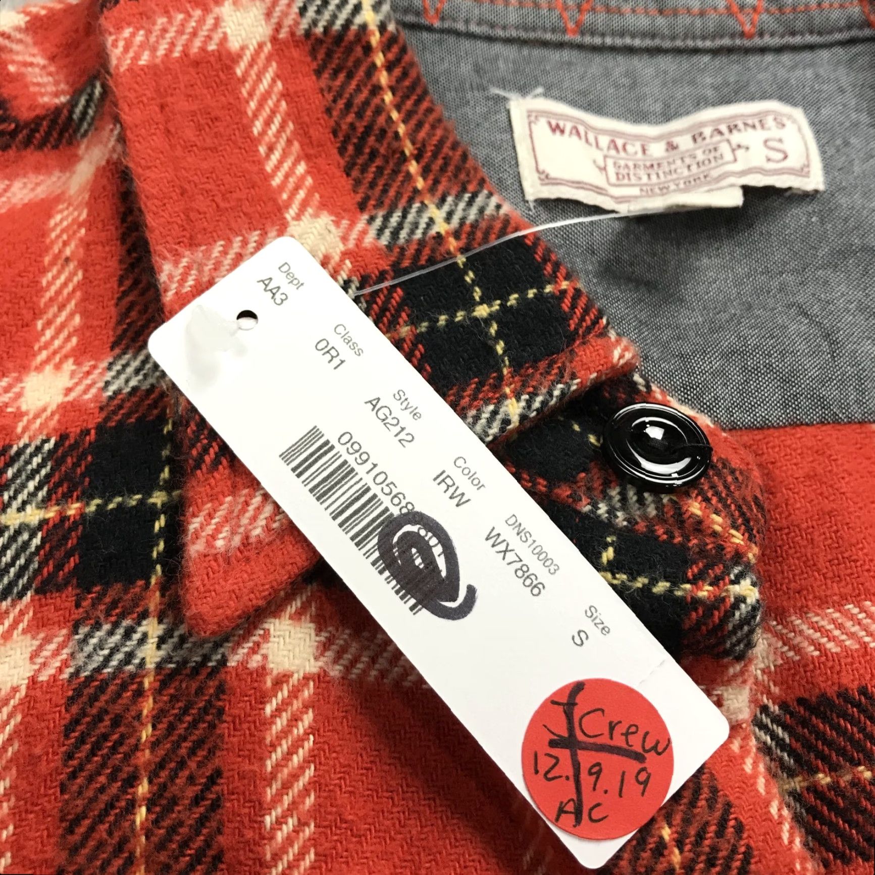 Wallace & Barnes Wallace & Barnes Shirt Mens S Red Plaid Heavyweight Flannel NWT Button-Up Cotton long Sleeve Classic Outdoor 90s style Size US S / EU 44-46 / 1 - 5 Thumbnail