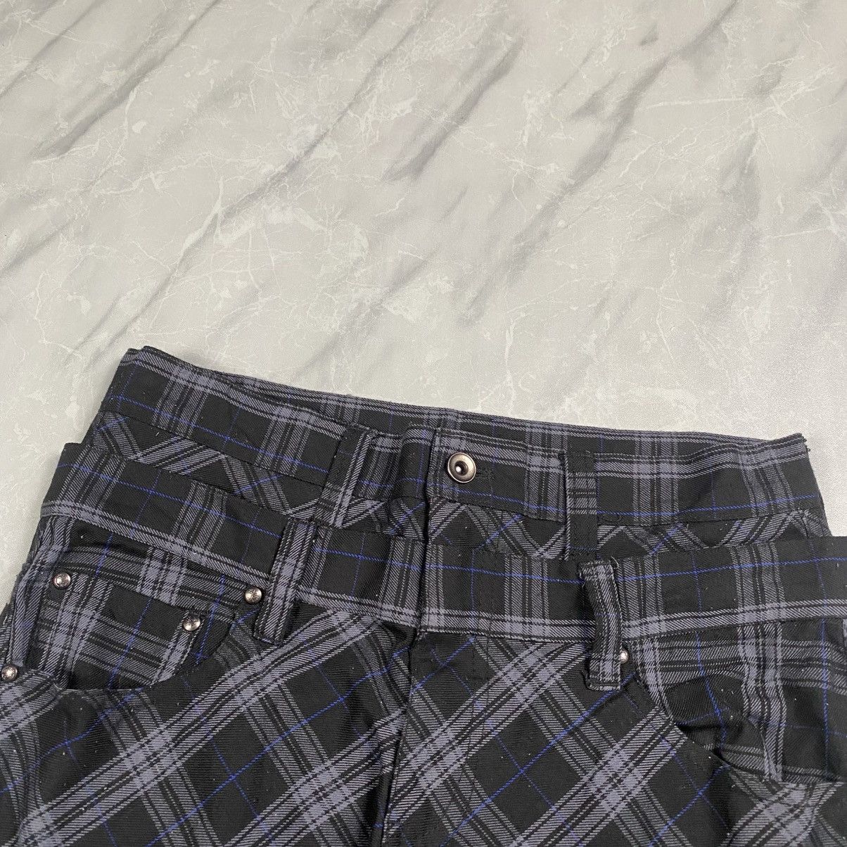 Japanese Brand y2k Japanese Tartan Punk Bondage Pants Size US 30 / EU 46 - 4 Thumbnail