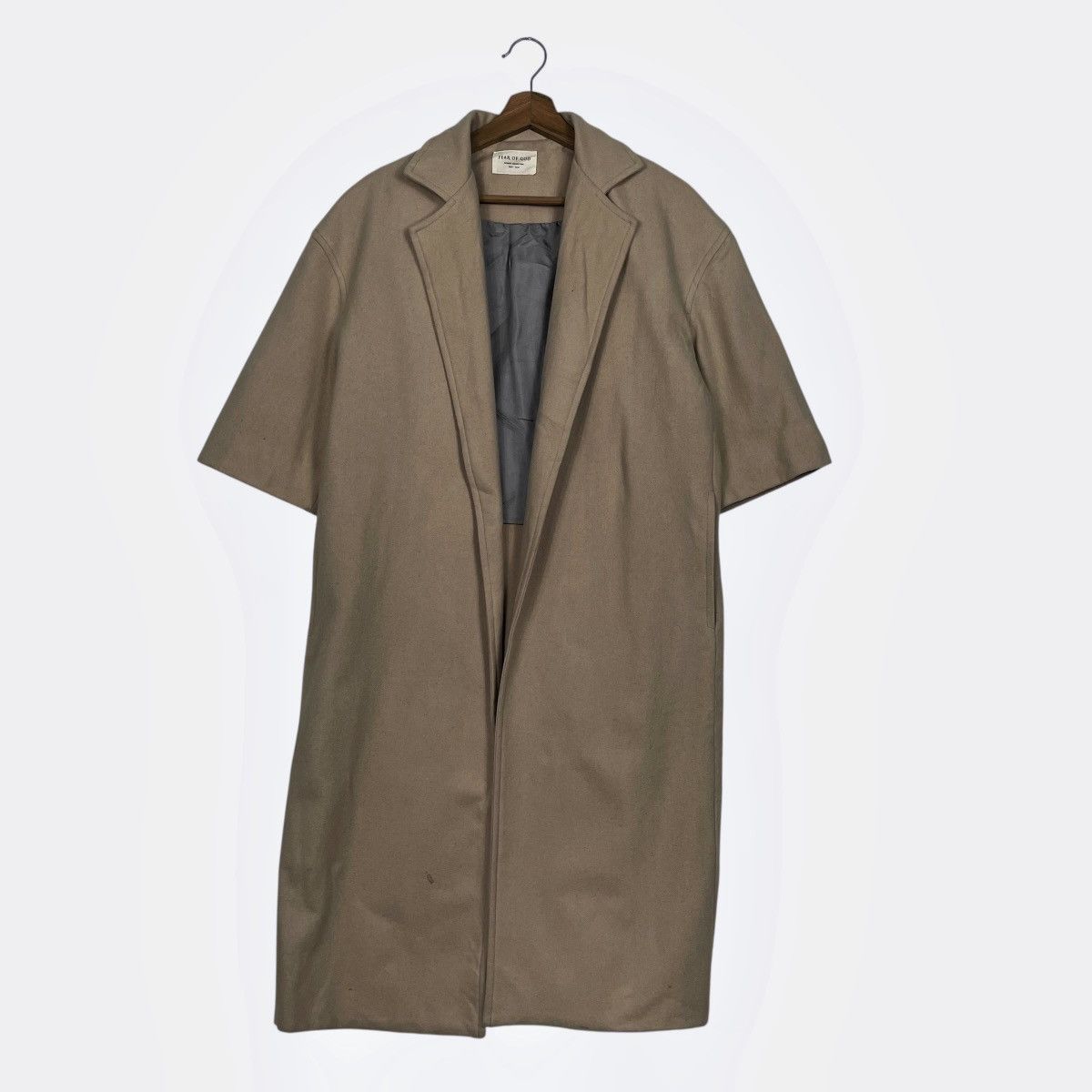 Fear of God Fear Of God Fourth Collection Short Sleeve Wool Brown Coat Size US S / EU 44-46 / 1 - 1 Thumbnail
