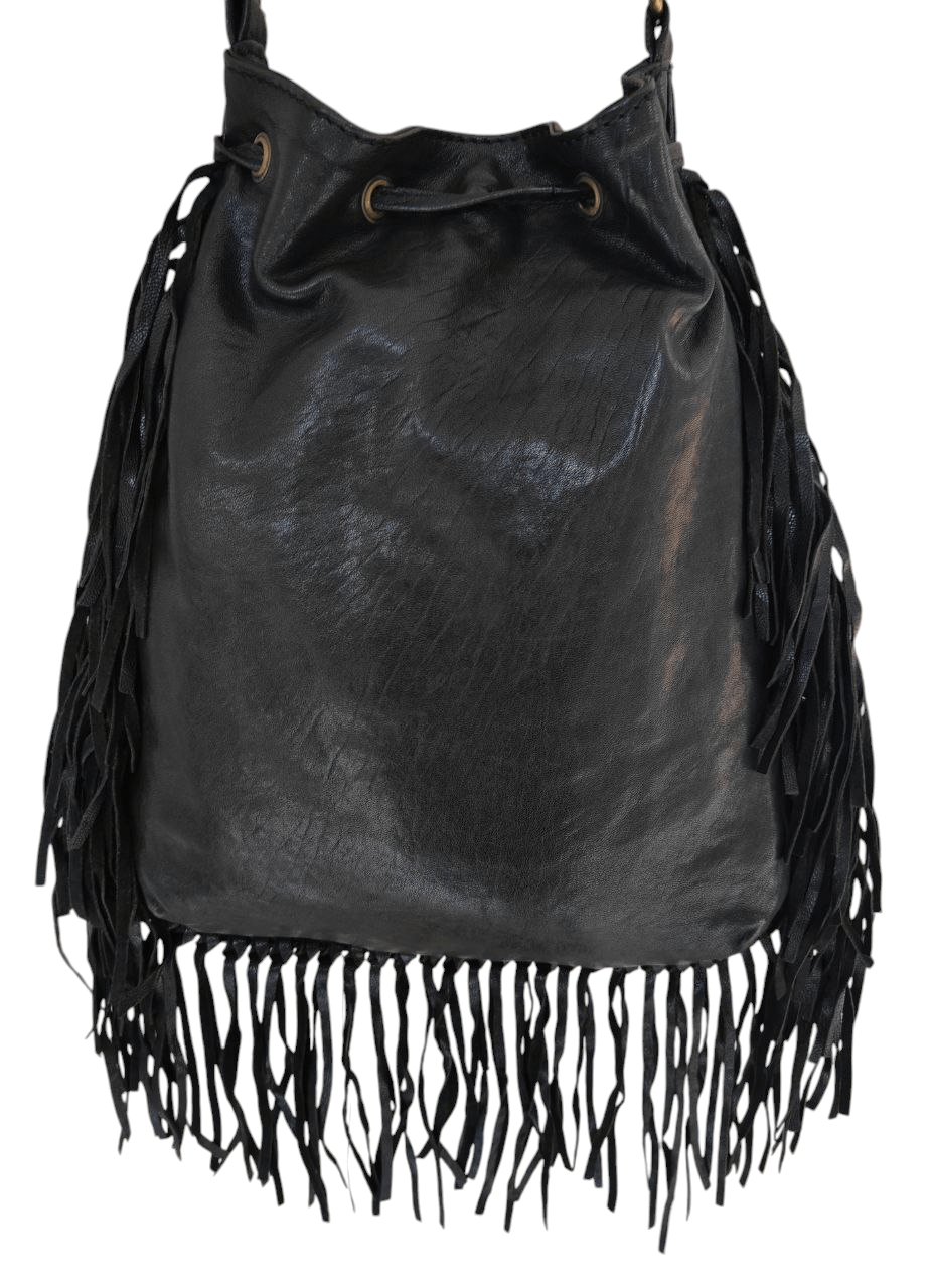 Japanese Brand Leather Bucket Sling Bag Size ONE SIZE - 6 Thumbnail
