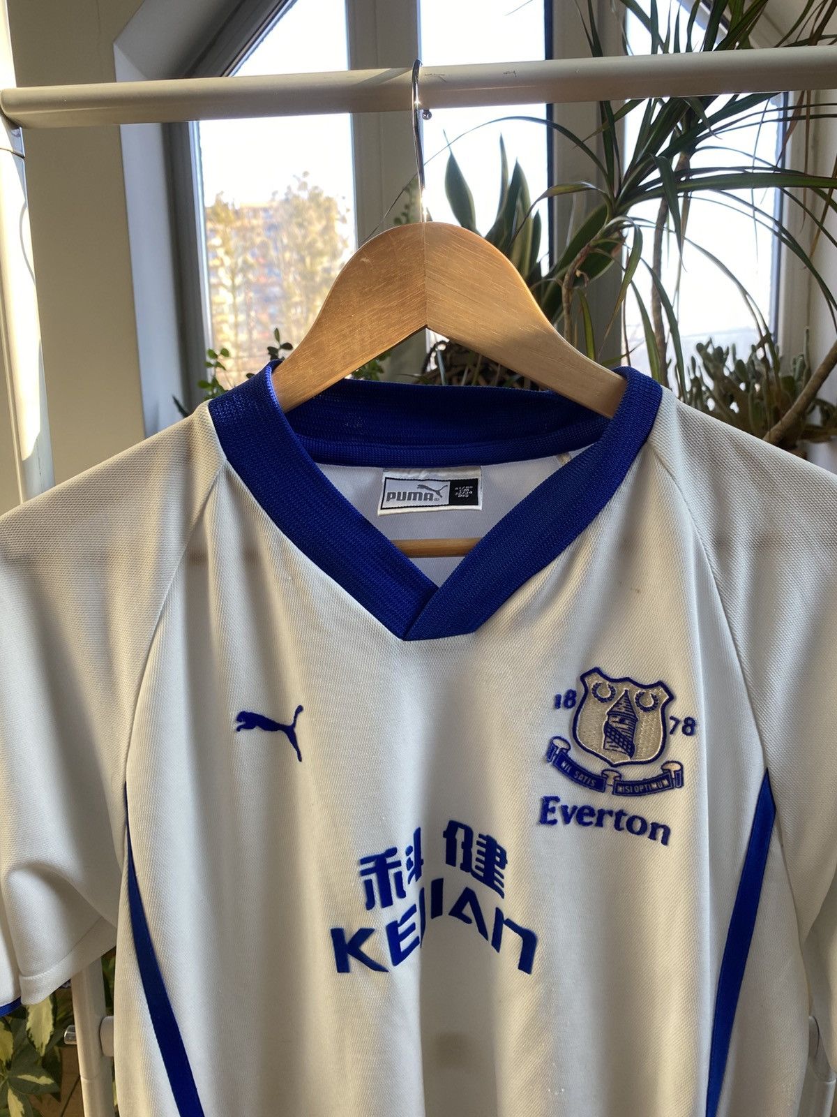 Puma EVERTON F.C. SOCCER JERSEY 02/03 Size US M / EU 48-50 / 2 - 2 Thumbnail