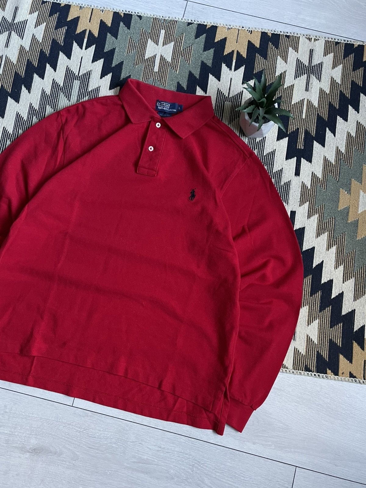 Other Vintage 90’s Polo Ralph Lauren Rugby Longsleve Size US L / EU 52-54 / 3 - 3 Thumbnail