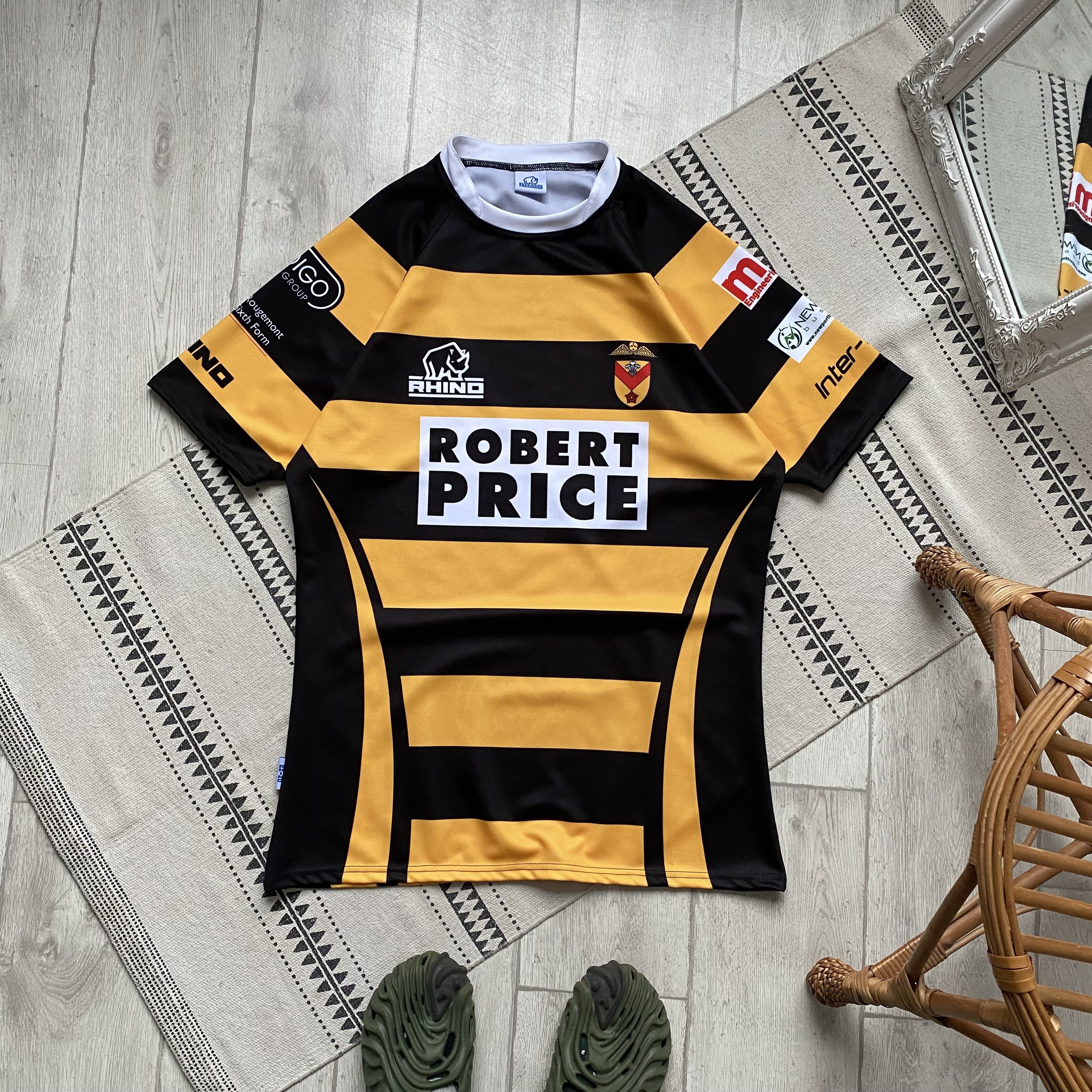 Cotton Traders 🦏 England New port rugby jersey Rhino Blokcore drill soccer Size US XL / EU 56 / 4 - 1 Thumbnail