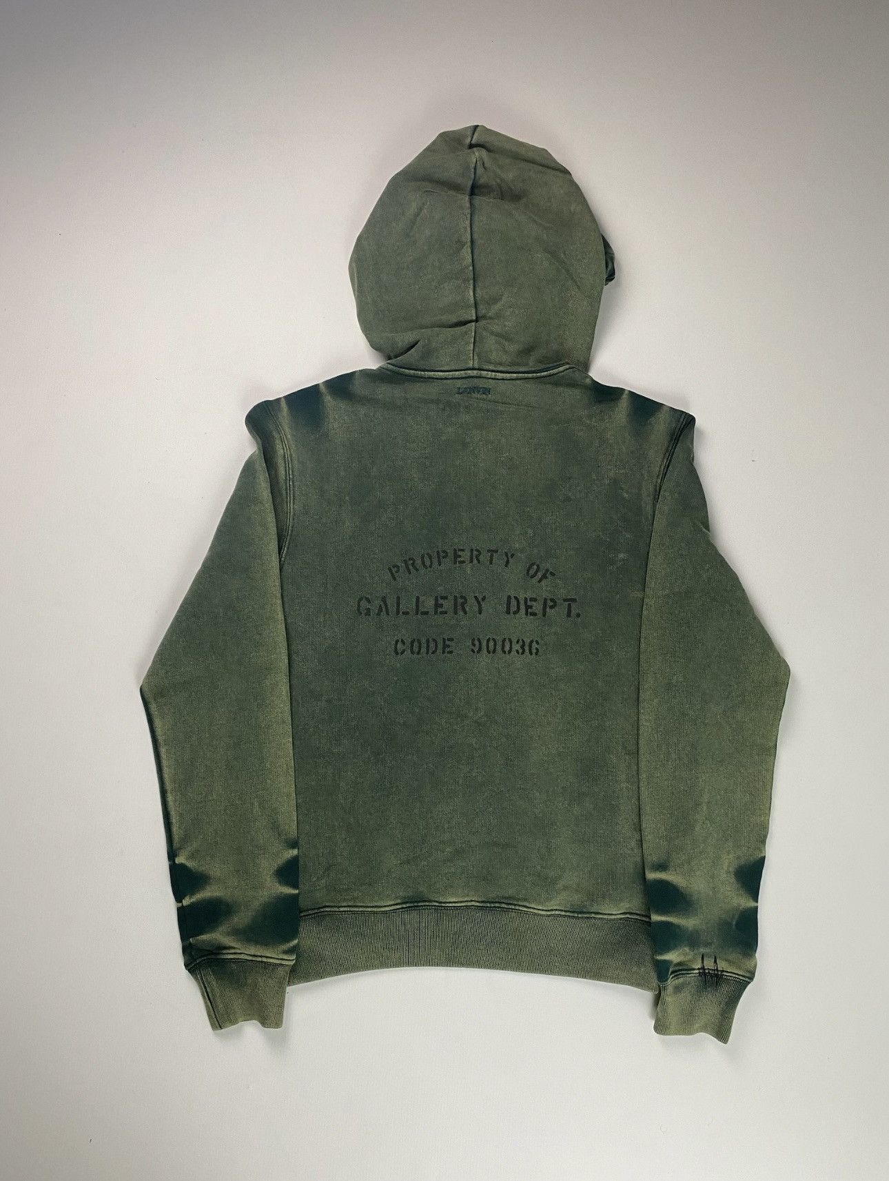 Gallery Dept. × Lanvin *Rare* Lanvin x Gallery Dept Green Hoodie Size US XL / EU 56 / 4 - 3 Thumbnail