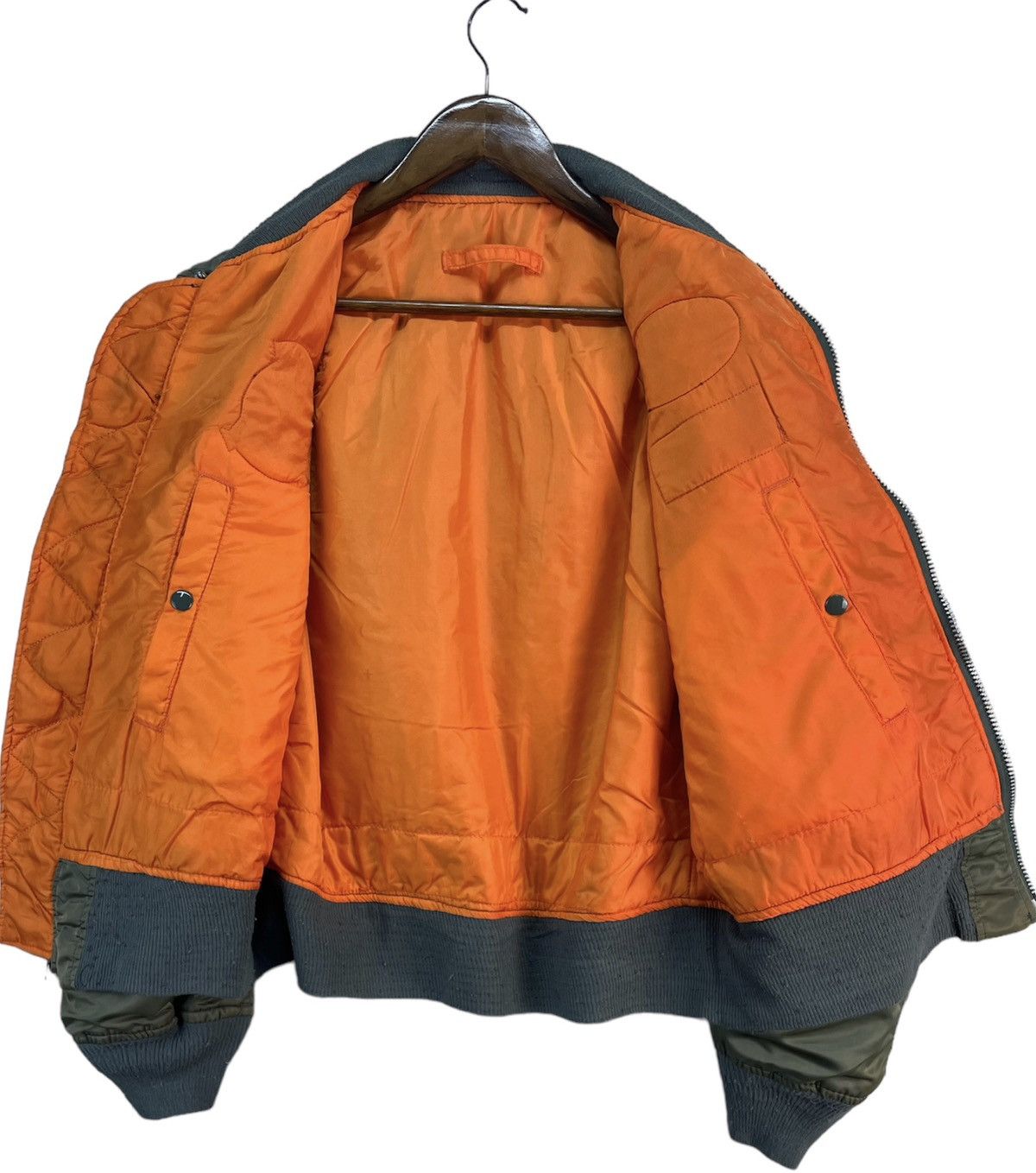 Alpha Industries × AlphaStyle × Vintage Vintage Alpha Industrie Bomber Jacket With Patches Size US M / EU 48-50 / 2 - 7 Thumbnail