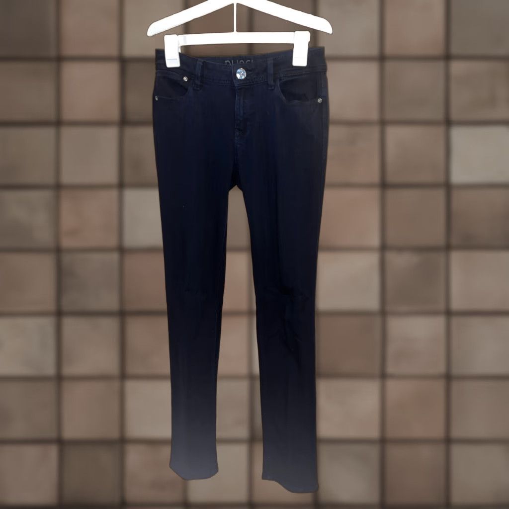 DL1961 DL1961 Coco Curvy Straight Jeans Flatiron Dark Wash 4 Way Stretch Size 26 Womens Size 26" / US 2 / IT 38 - 1 Thumbnail