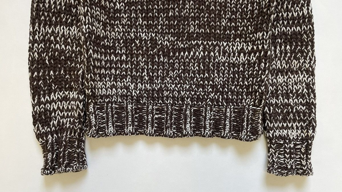 Dries Van Noten Early 2000s Brown/Cream Patterned Sweater Size US M / EU 48-50 / 2 - 8 Thumbnail