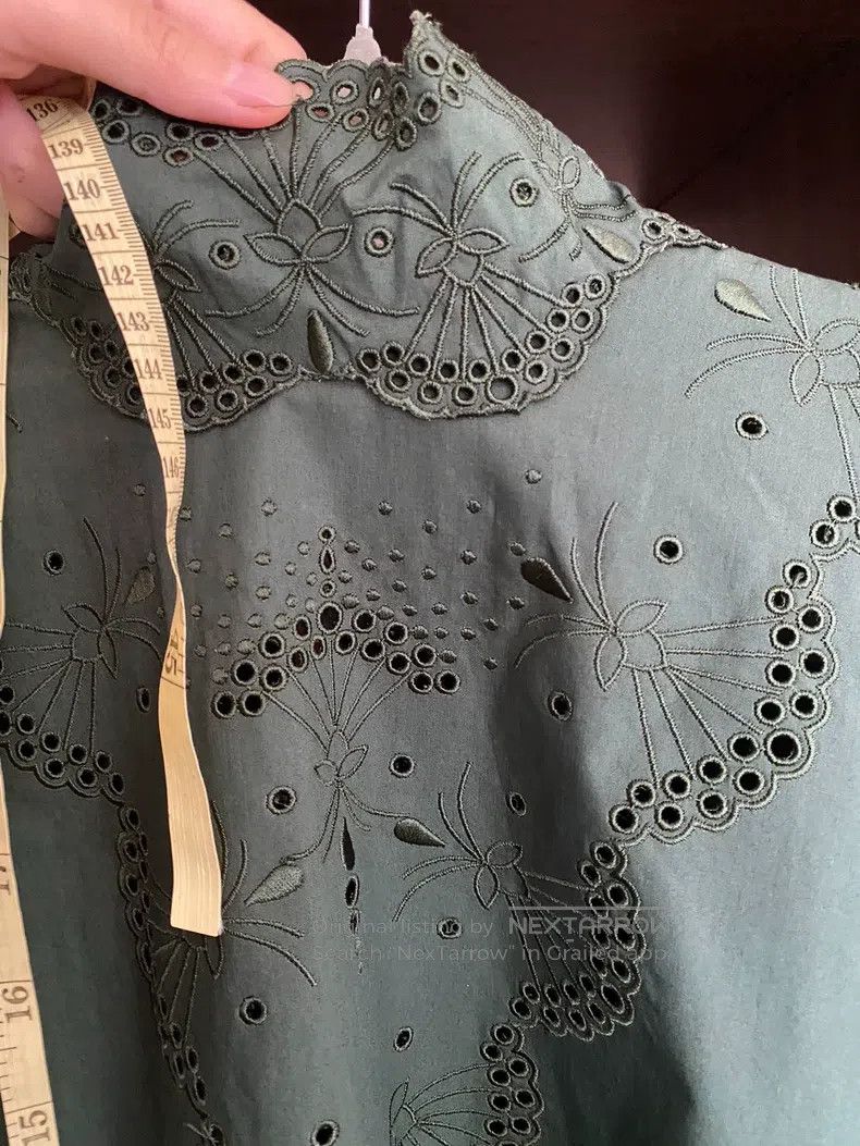 Fendi Fendi Showpiece Top with Heavily Embroidered Cut-Out Desig Size XS / US 0-2 / IT 36-38 - 3 Thumbnail