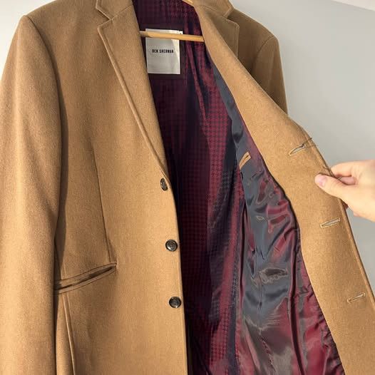 Ben Sherman Ben Sherman - Men's Brown Overcoat - Size M - Barely Worn Size US M / EU 48-50 / 2 - 2 Thumbnail