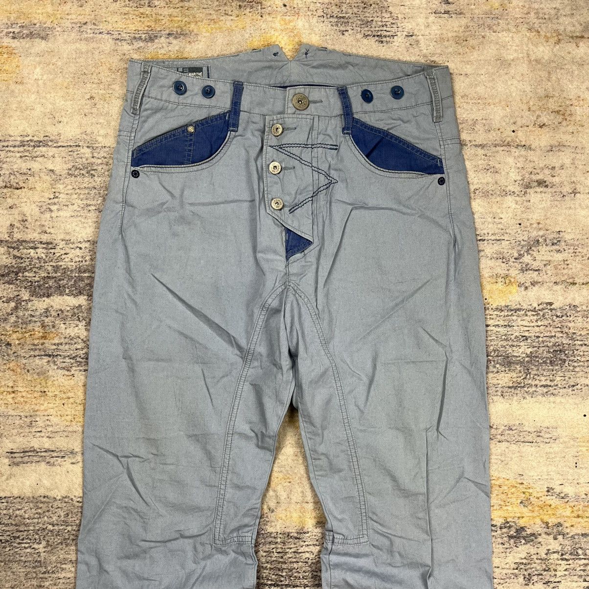 Marithe + Francois Girbaud Marithe Francois girbaud multi pocket buckle back pants Size US 34 / EU 50 - 3 Thumbnail