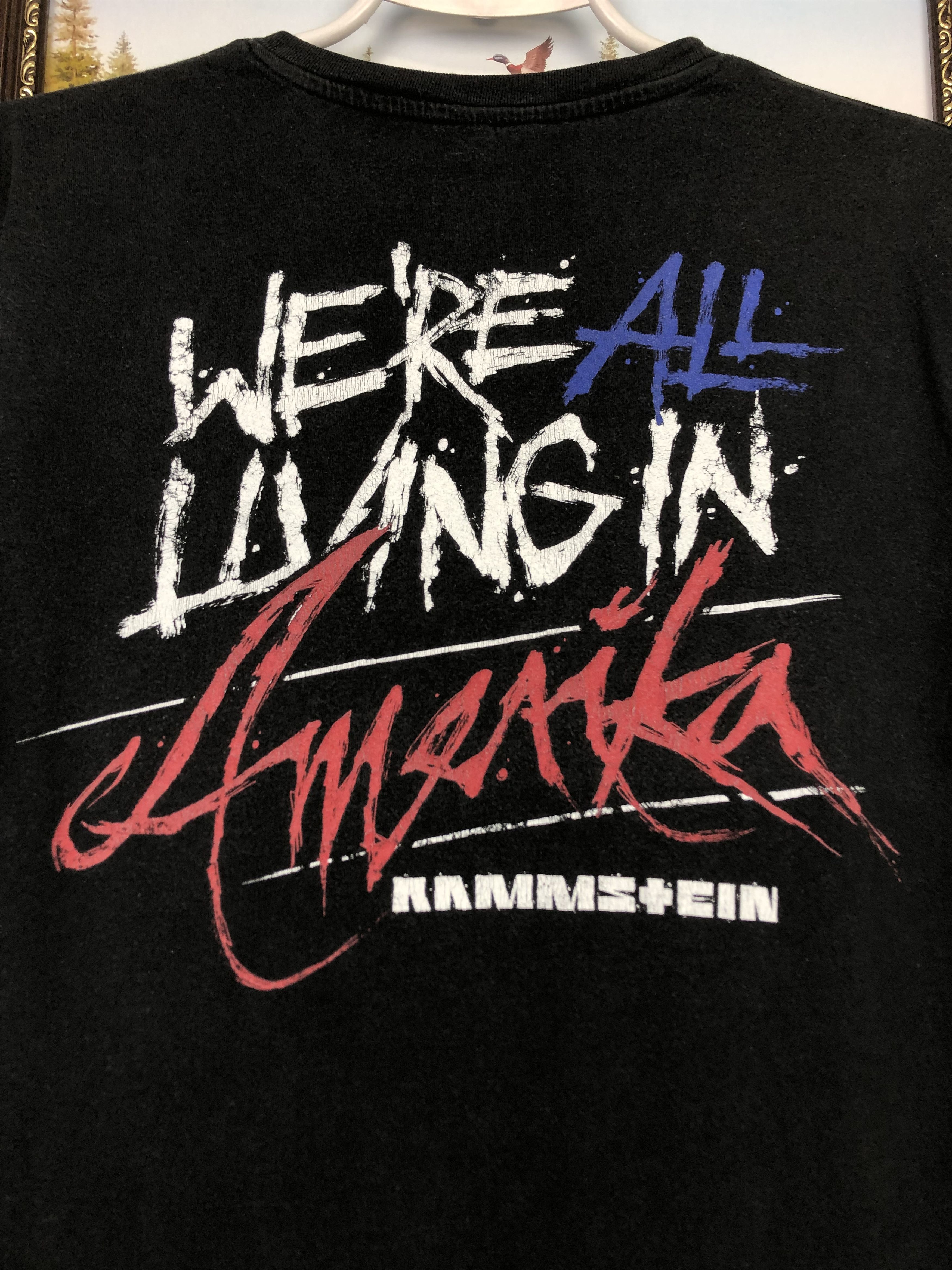 Band Tees Rammstein We Are Living In America Band Shirt Over Print Tee Size US M / EU 48-50 / 2 - 8 Thumbnail
