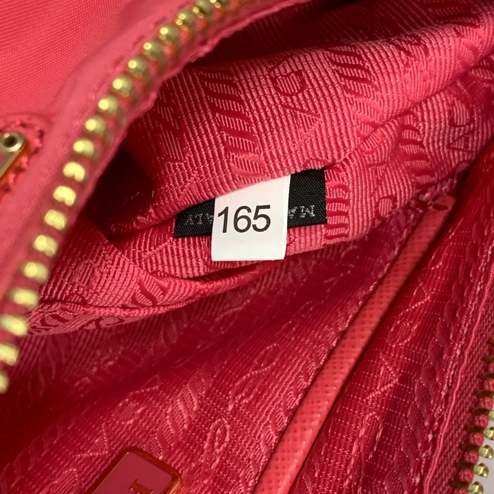 Prada PRADA BN1834 Tessuto Saffiano Nylon Shoulder Bag Peonia Pink Size ONE SIZE - 9 Thumbnail