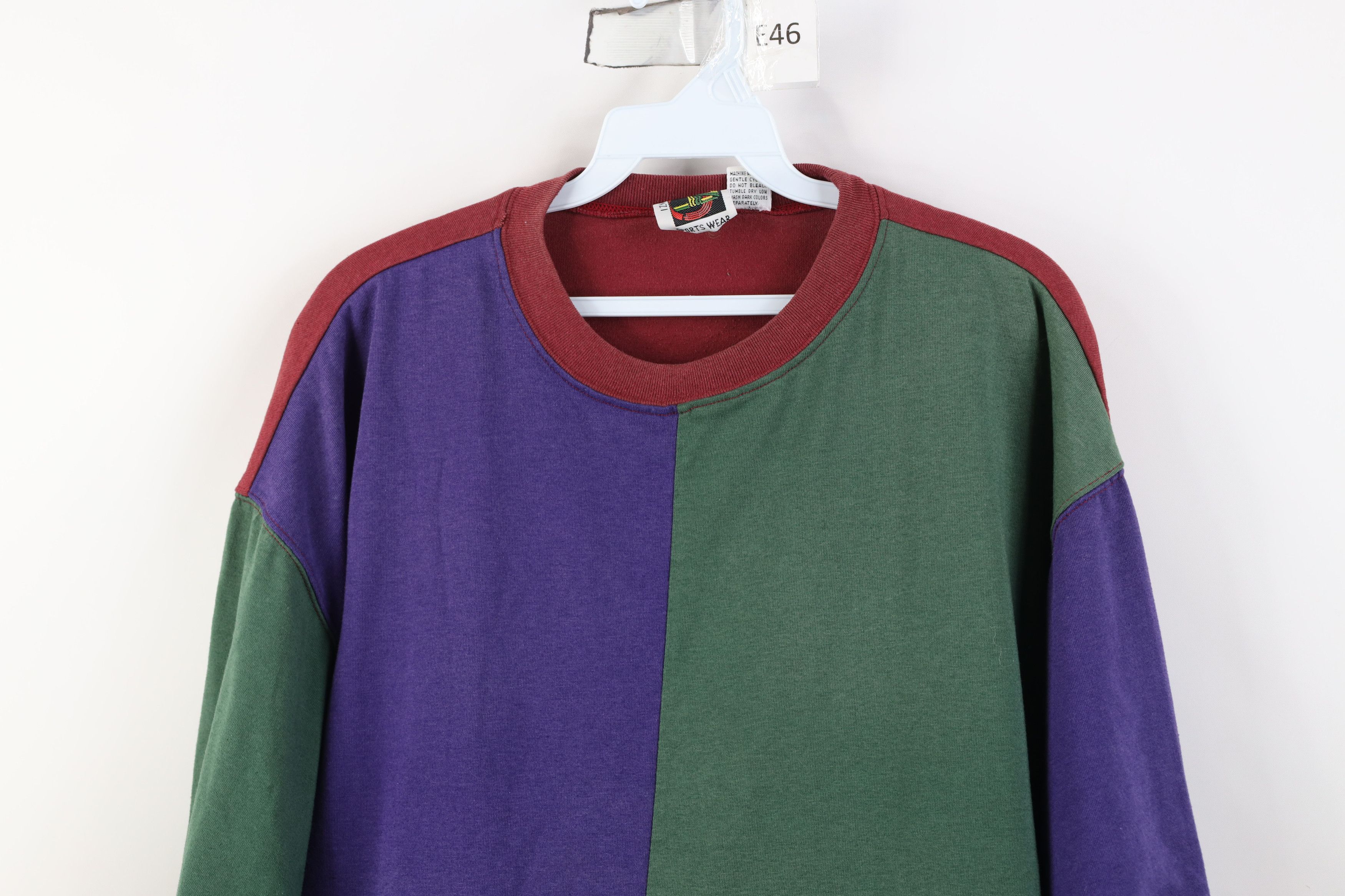 Vintage Vintage 90s Streetwear Block Short Sleeve Ringer T-Shirt Size US XL / EU 56 / 4 - 2 Thumbnail