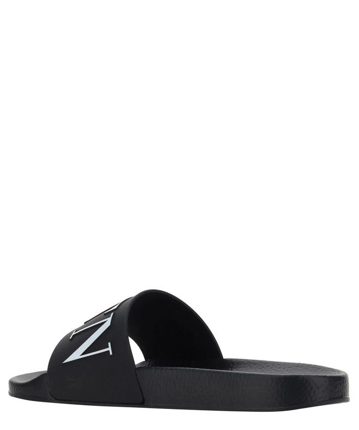 Valentino o1s22i1n1224 Rubber Slides in Black Size US 7 / EU 40 - 4 Thumbnail