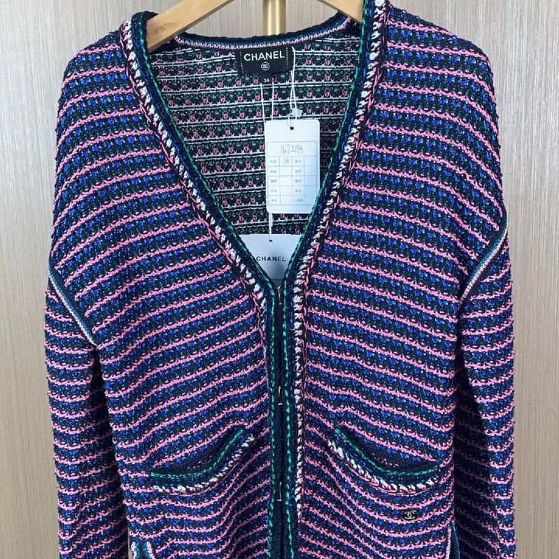 Chanel Chanel Colorful Cotton Cardigan for Women 0089 Size XS / US 0-2 / IT 36-38 - 1 Thumbnail