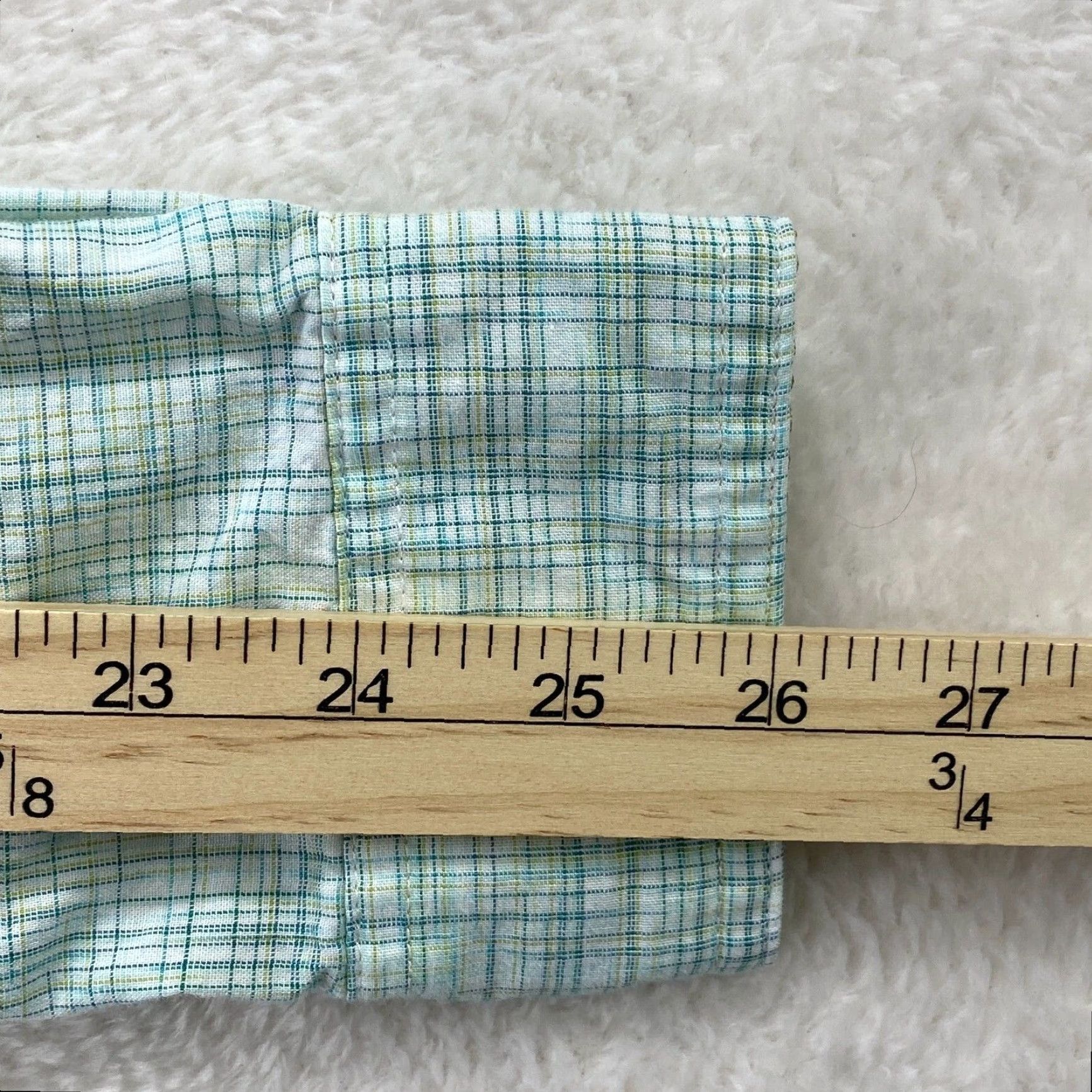 Vintage Twenty X Womens Medium Western Cowgirl Shirt Green Button-Up Long Sleeve Pockets Size M / US 6-8 / IT 42-44 - 4 Thumbnail