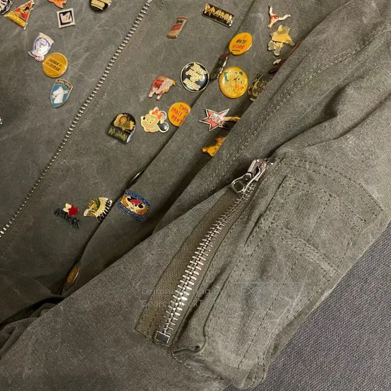 READYMADE Readymade MA1 Bomber Jacket with Patches. Size US L / EU 52-54 / 3 - 2 Thumbnail