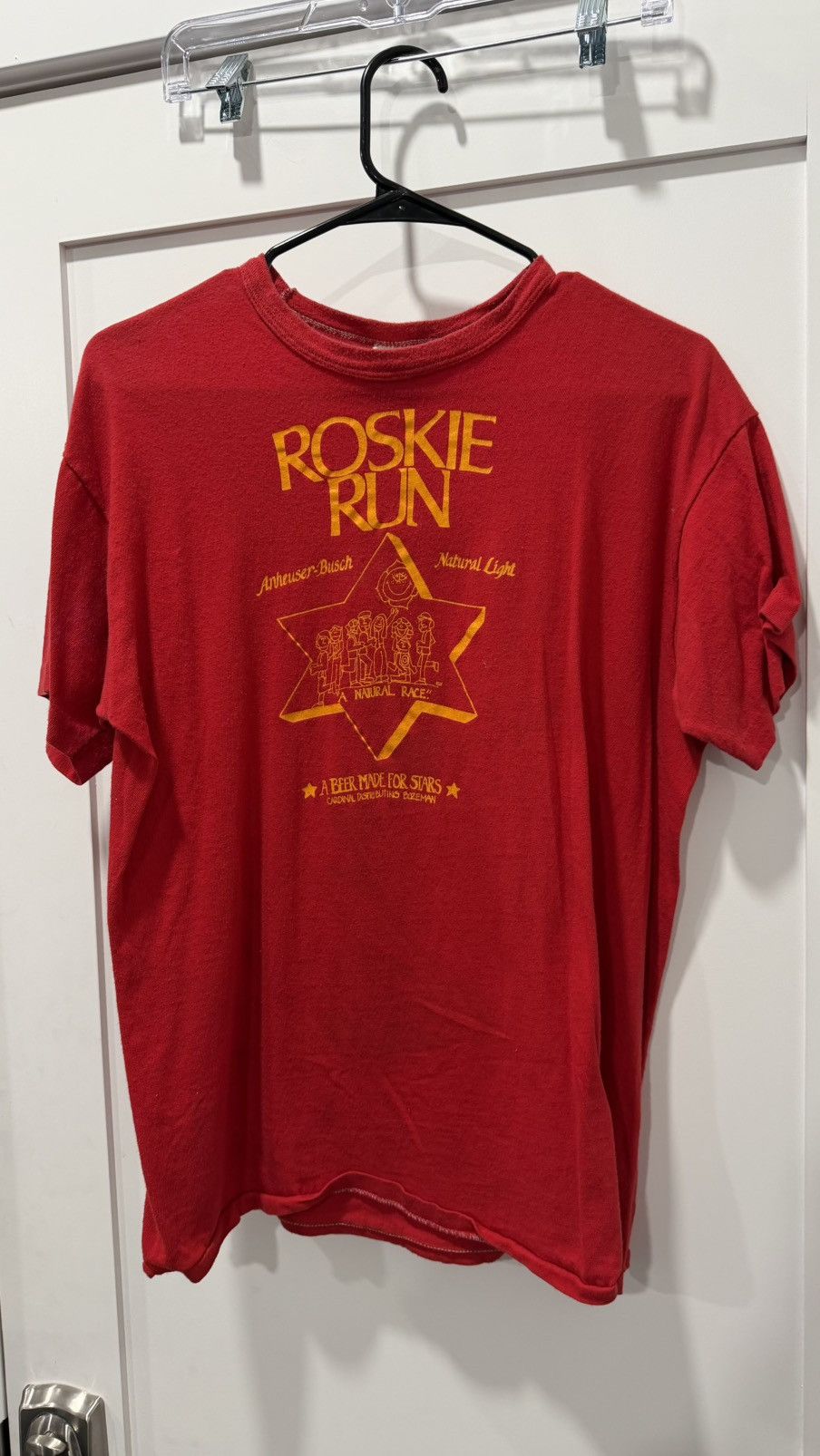Vintage GOLDEN R SINGLE STICH RUSSEL ROSKIE RUN SHIRT Size US XL / EU 56 / 4 - 2 Thumbnail