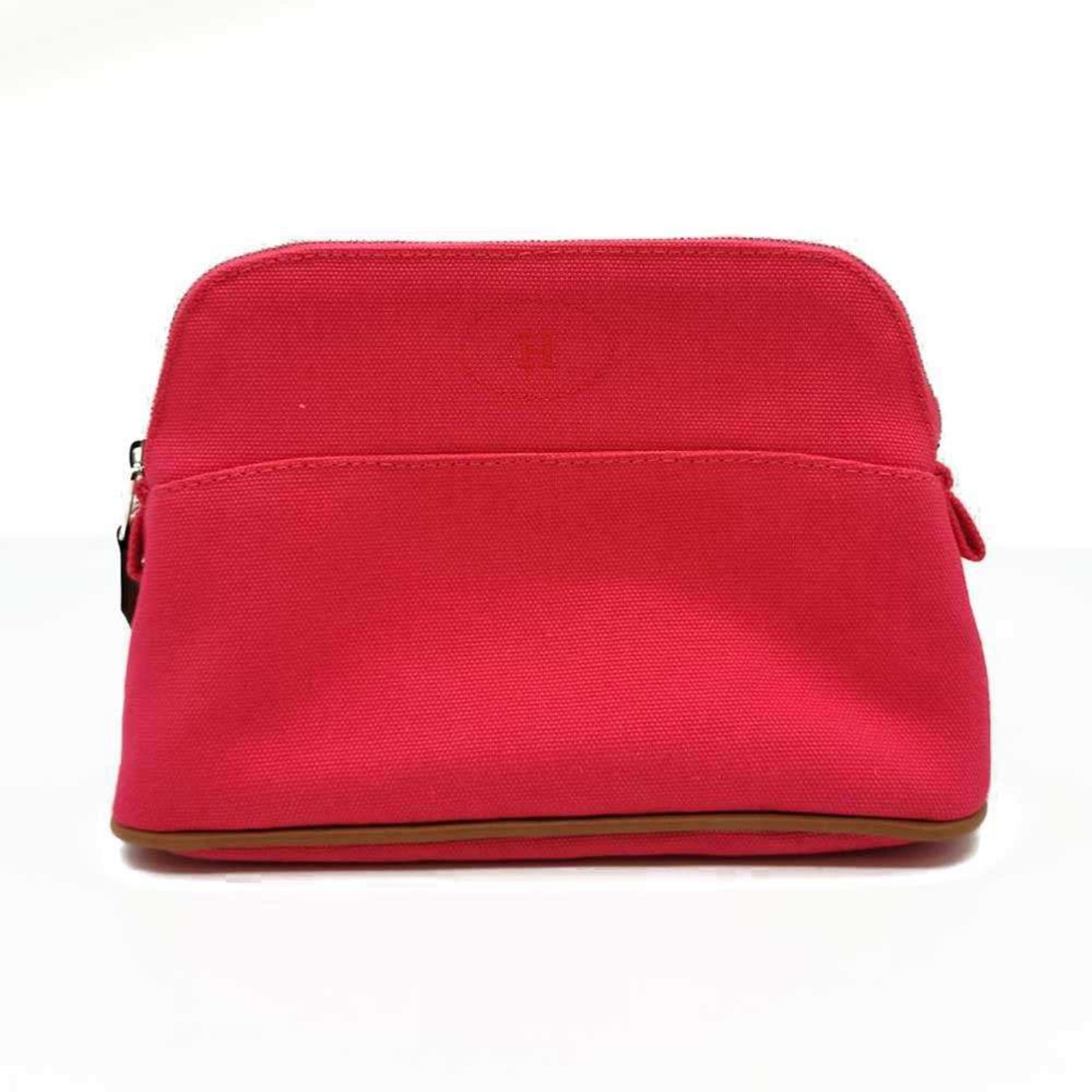 Hermes Hermes Bolide Pouch 20 Pink Canvas Women's HERMES Size ONE SIZE - 1 Thumbnail
