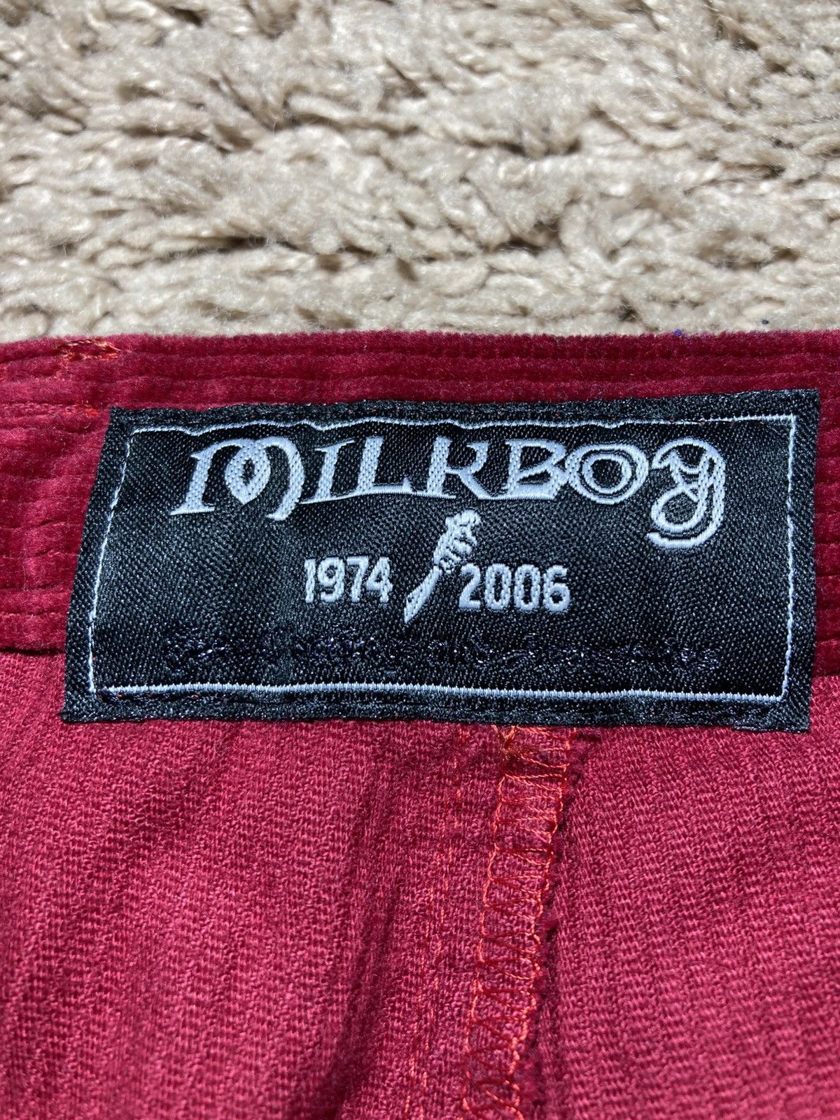 Japanese Brand 2006 Milkboy Button Jewel Chain Corduroy Skinny Jeans Size US 30 / EU 46 - 3 Thumbnail