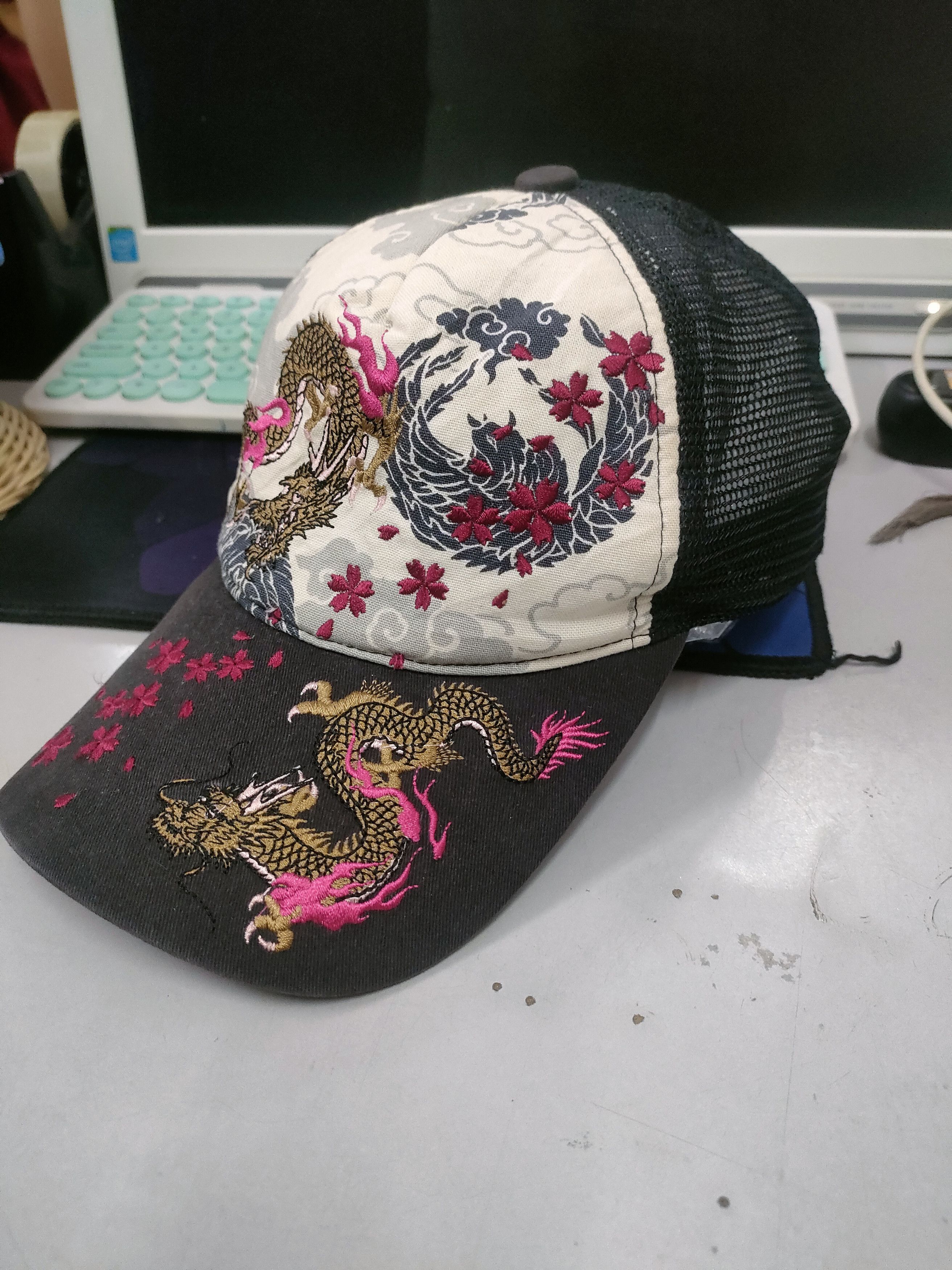 Other Sukajan Embroidered Trucker Cap Size ONE SIZE - 2 Thumbnail