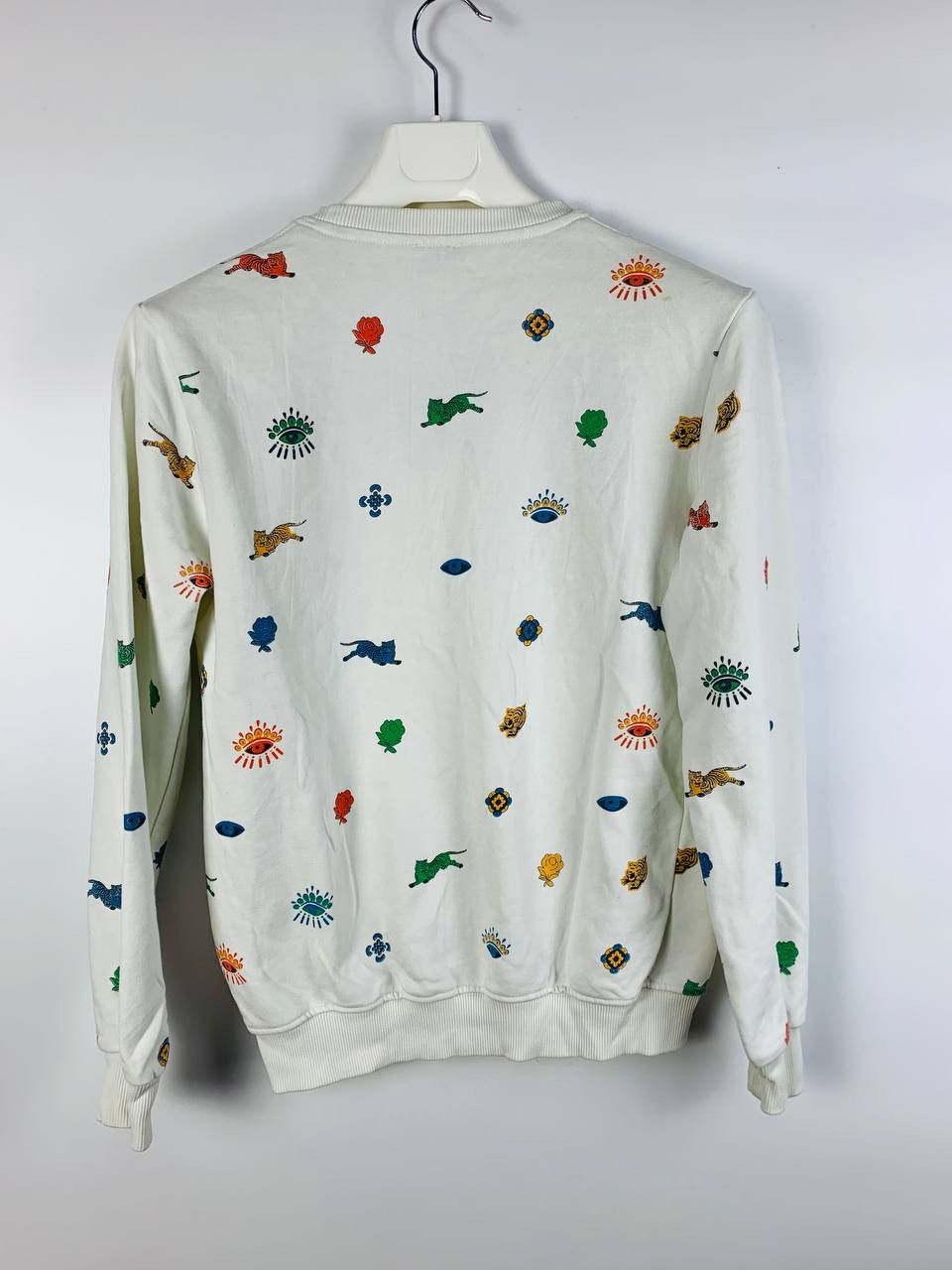 Kenzo Kenzo sweatshirt white multi cotton S Size US S / EU 44-46 / 1 - 10 Thumbnail