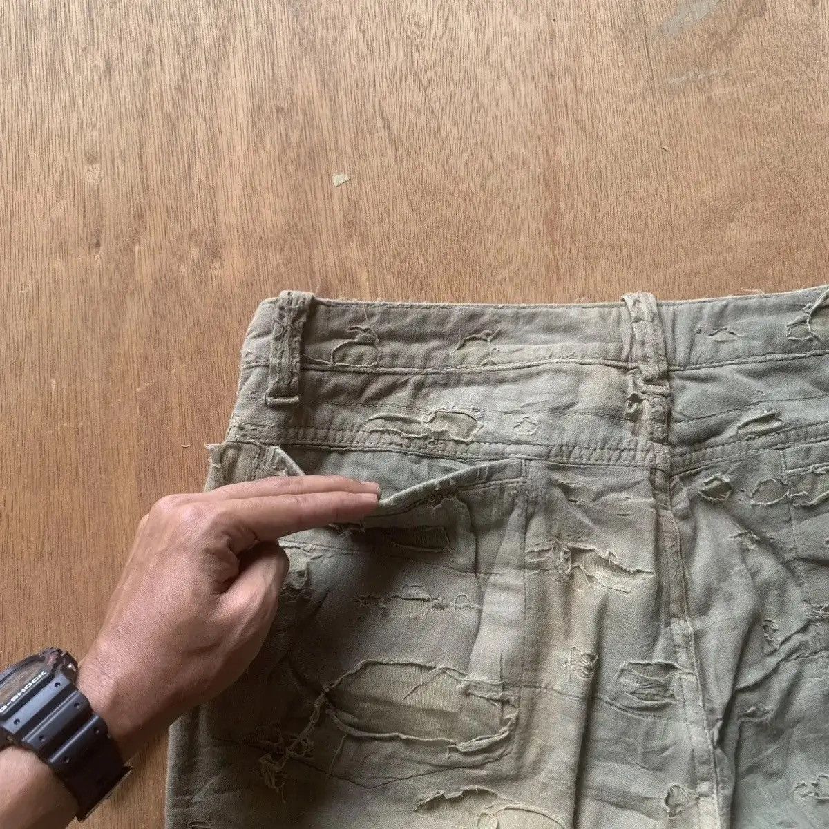 Le Grande Bleu (L.G.B.) 💥 RARE DESIGN 💥 VINTAGE BARTACK DEPT TROUSERS FADED PANTS Size US 30 / EU 46 - 14 Thumbnail