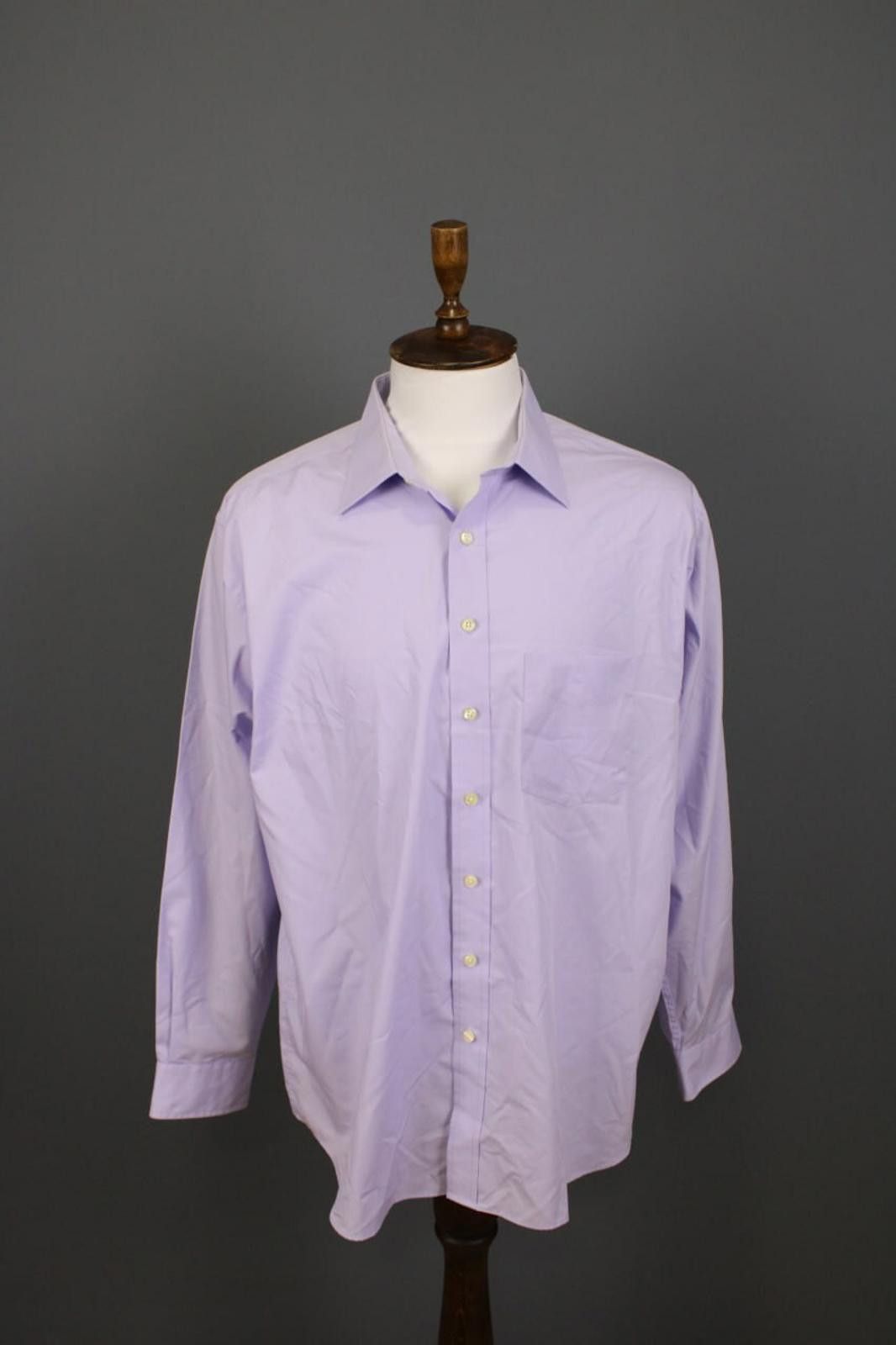 Designer Balmain Paris Purple Long Sleeve Button Down Shirt Size 44 Size US M / EU 48-50 / 2 - 1 Thumbnail