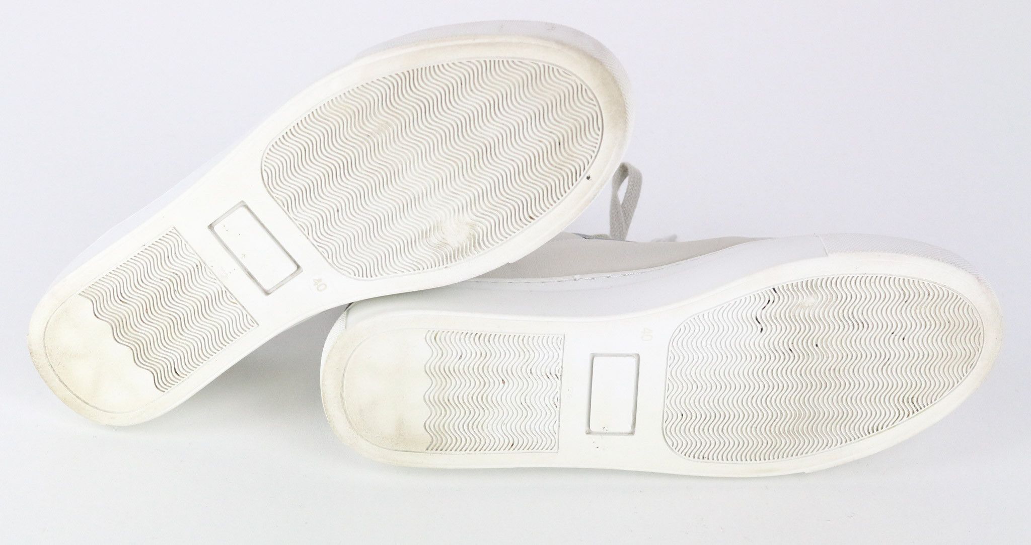 Suitsupply EU40 Light Grey Leather Laced Low-Top 72746 Size US 7 / EU 40 - 6 Thumbnail