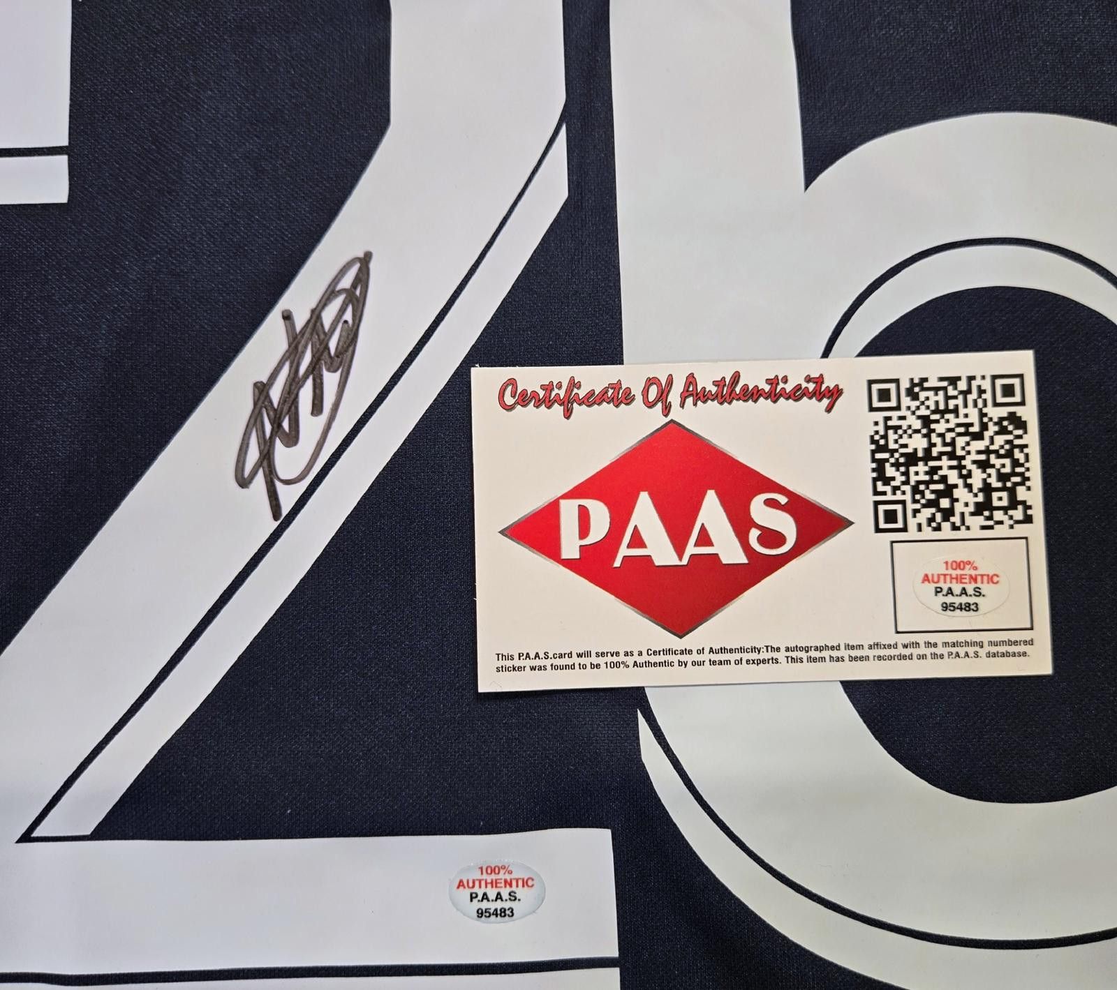 Other Nordi Mukiele Paris Saint Germain signed soccer jersey COA Size ONE SIZE - 4 Thumbnail