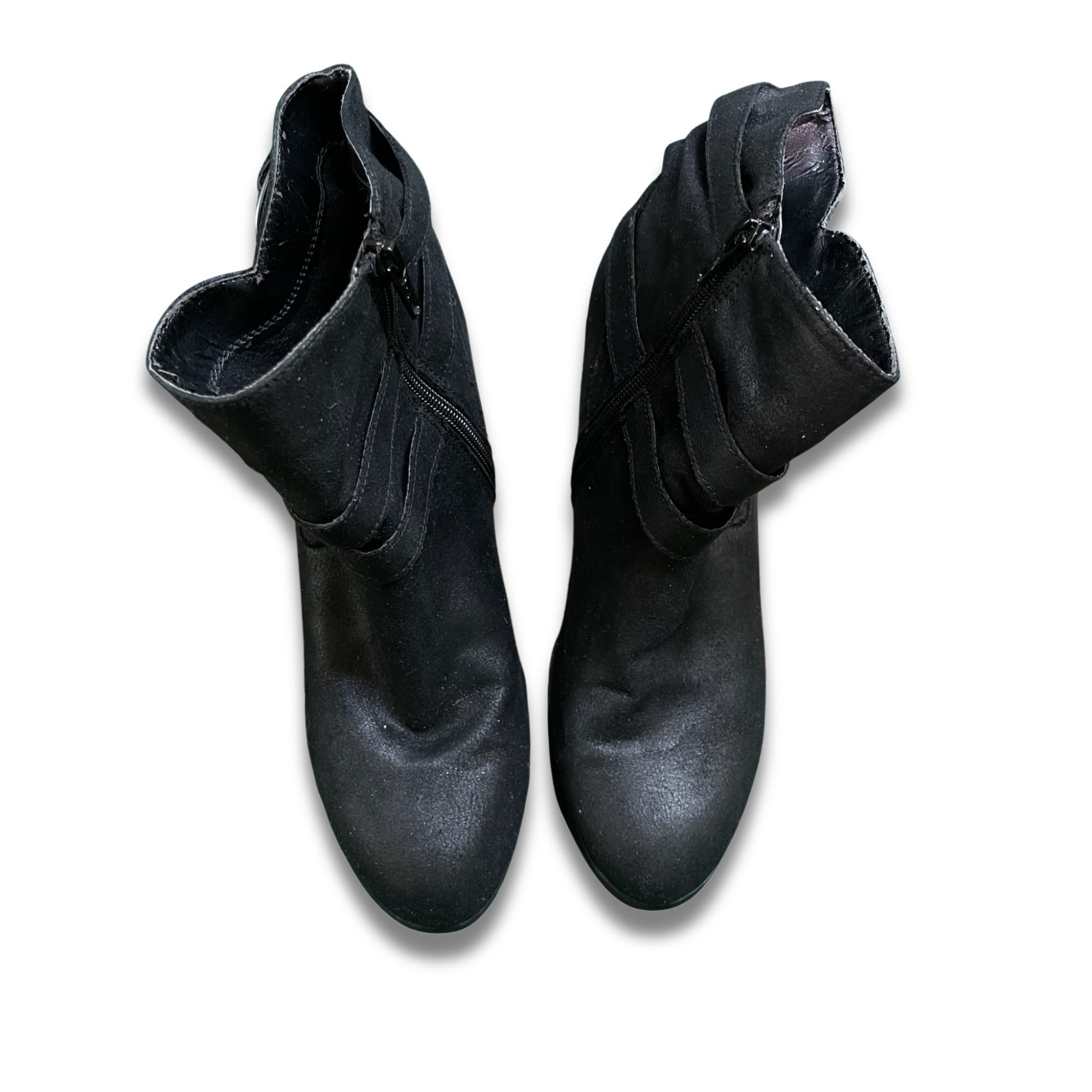 Other Aerosoles Soto Black Ankle Boots Size 7.5 With Buckle Detail Size US 7.5 / IT 37.5 - 3 Thumbnail