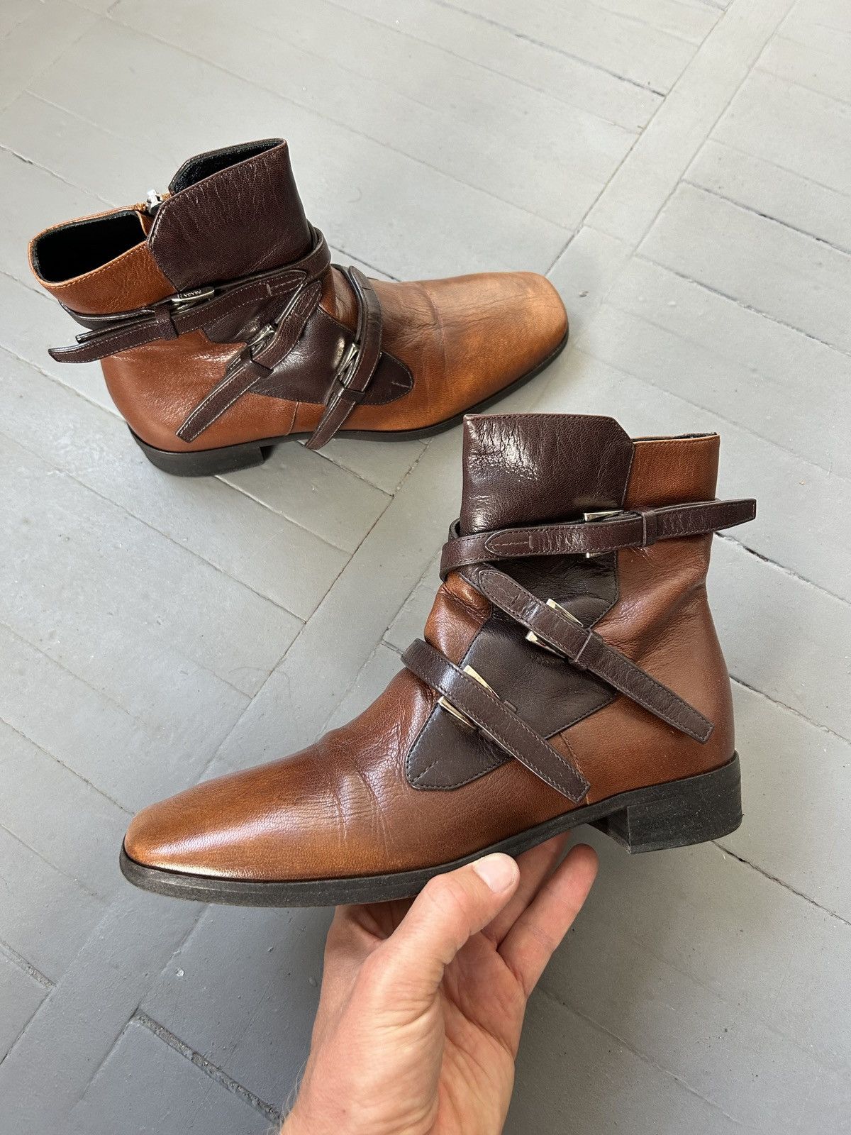 Prada Prada leather boots Size US 7.5 / IT 37.5 - 1 Thumbnail