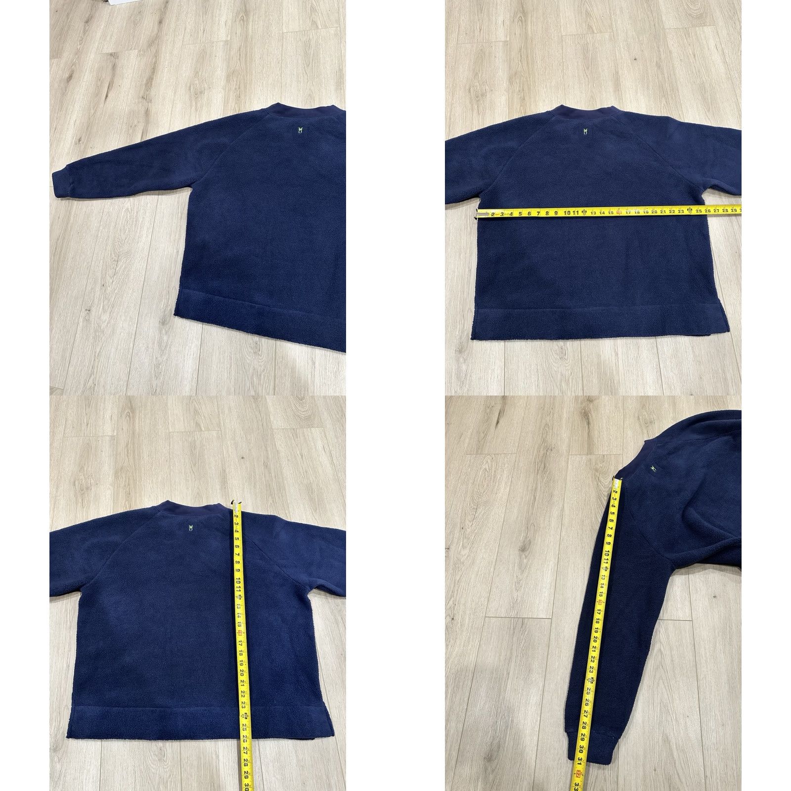 Vintage VINTAGE Dudley Stephens Sweatshirt Womens 2XL Navy V-Neck Pile Fleece Size XXL / US 16-18 / IT 52-54 - 9 Thumbnail