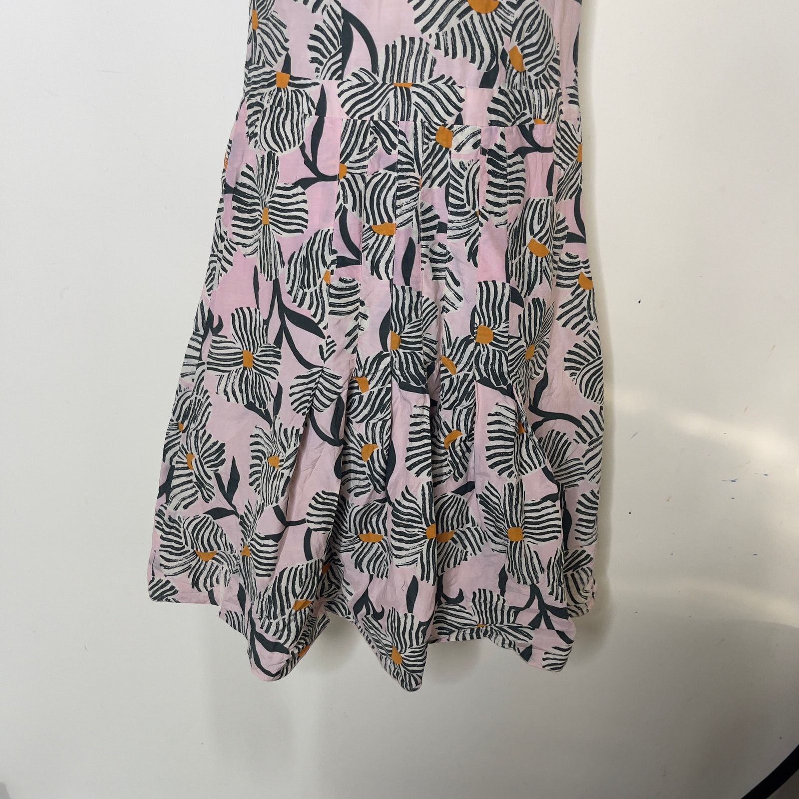 Moschino MOSCHINO Cheap & Chic DRESS Cotton Blend Pink Floral Dress 8 Size M / US 6-8 / IT 42-44 - 7 Thumbnail