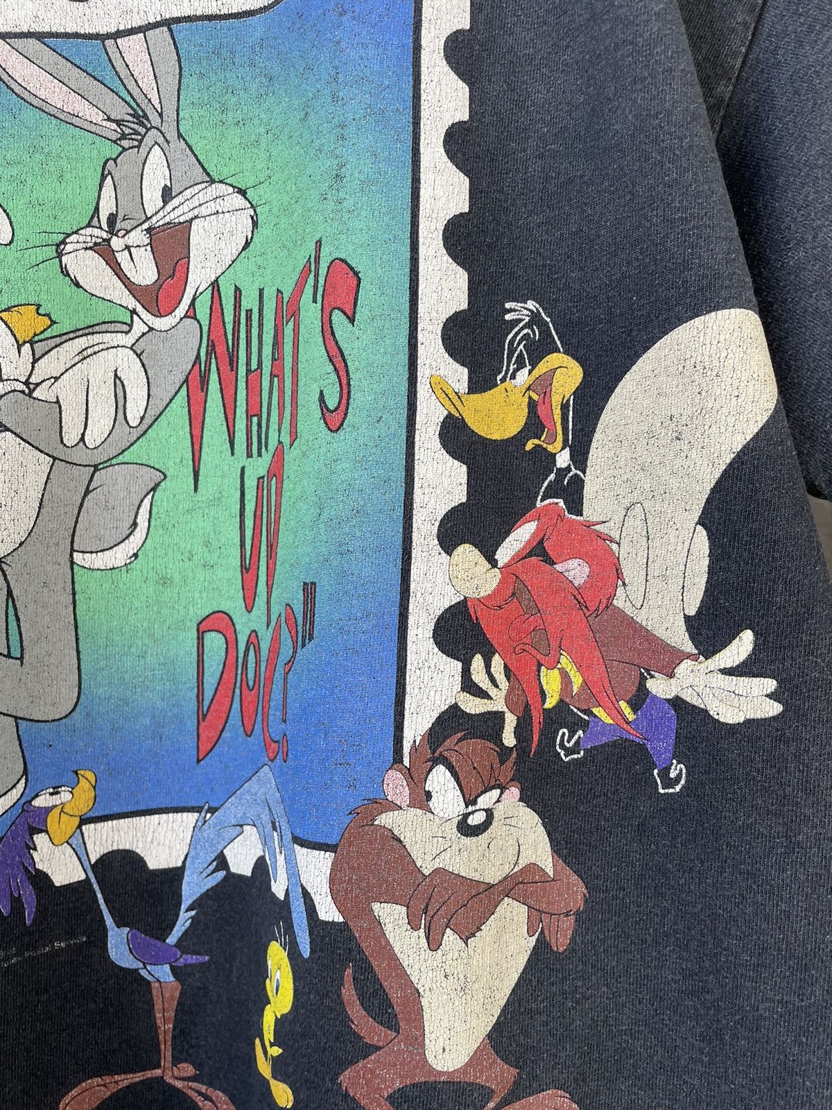 Designer × Fruit Of The Loom × Vintage Looney Tunes vintage t shirt made in USA 1997 Warner Bros. Size US M / EU 48-50 / 2 - 5 Thumbnail