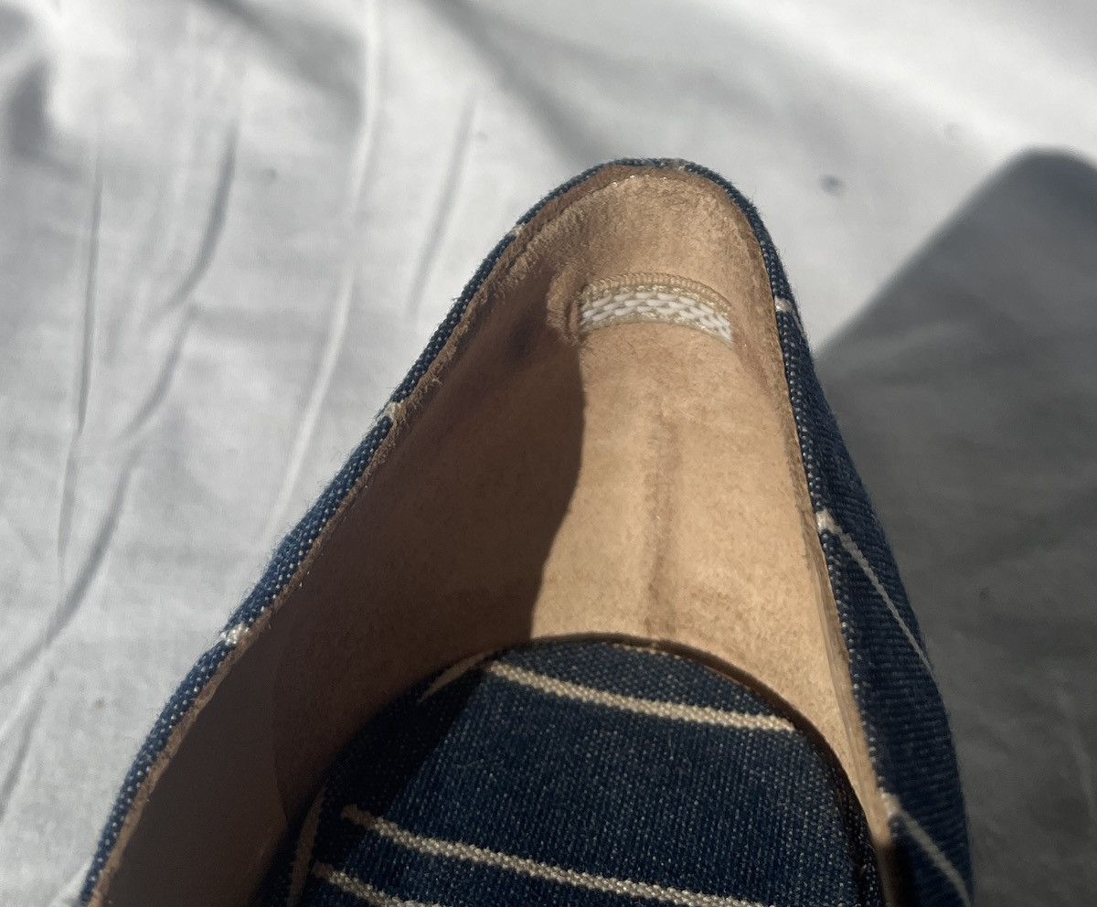 Manolo Blahnik Striped canvas slip on pumps Size US 10 / IT 40 - 11 Thumbnail