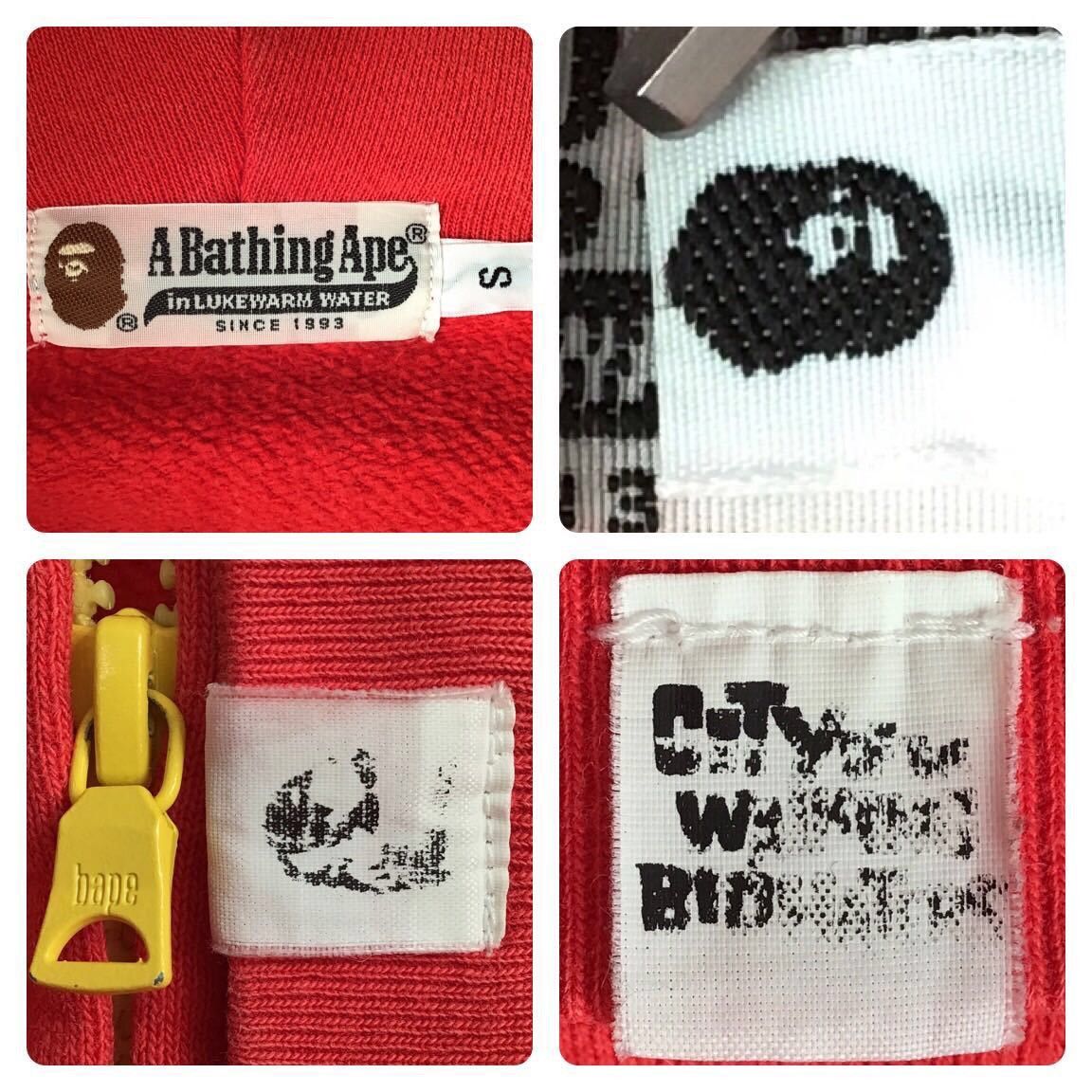 Bape × Nigo 2010 BAPE Neon shark full zip hoodie red a bathing ape NIGO Size US S / EU 44-46 / 1 - 9 Thumbnail
