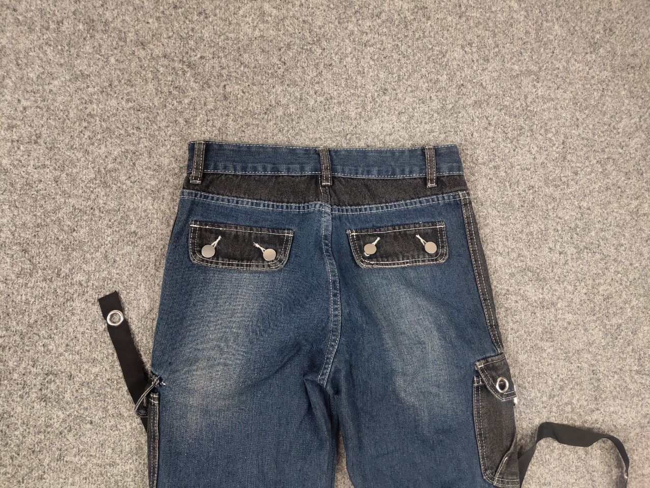 If Six Was Nine Vintage if six was nine y2k LGB Cargo Bondage Jeans Flared Size US 30 / EU 46 - 12 Thumbnail