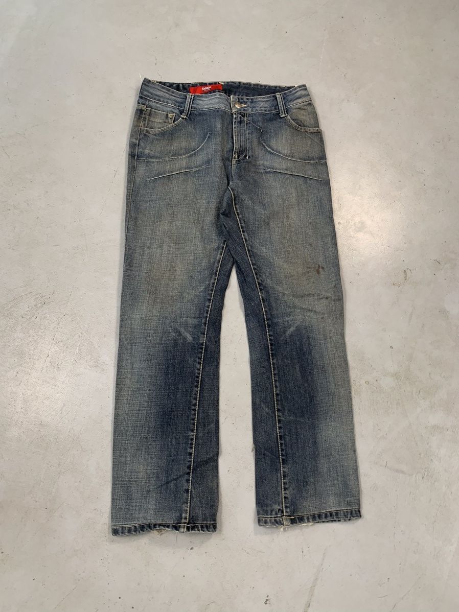 Japanese Brand Vintage Evisu inspired emboridered denim Size US 34 / EU 50 - 2 Thumbnail