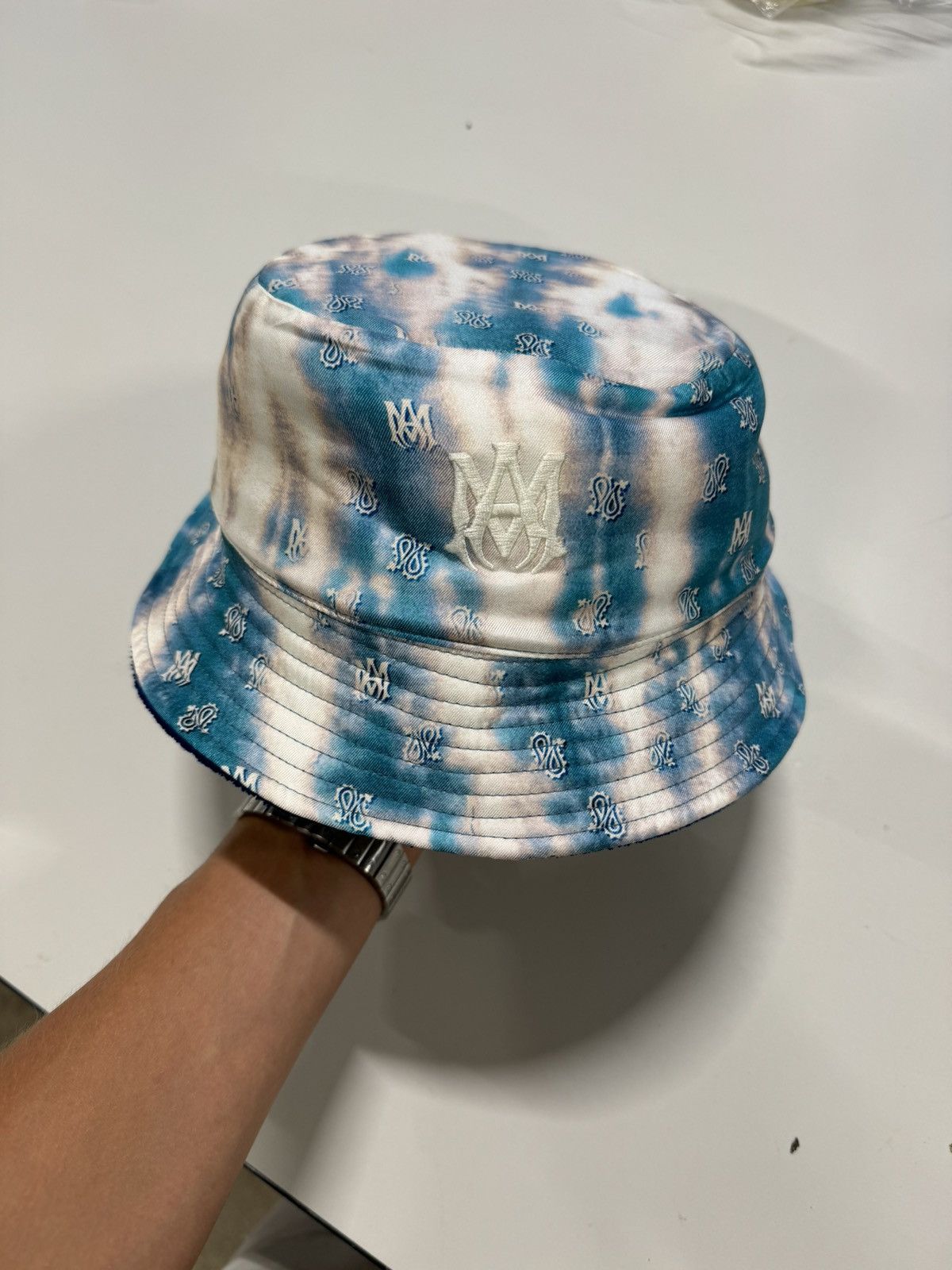 Amiri Amiri MA Reversible Bucket Hat 600$ NEW Size ONE SIZE - 3 Thumbnail