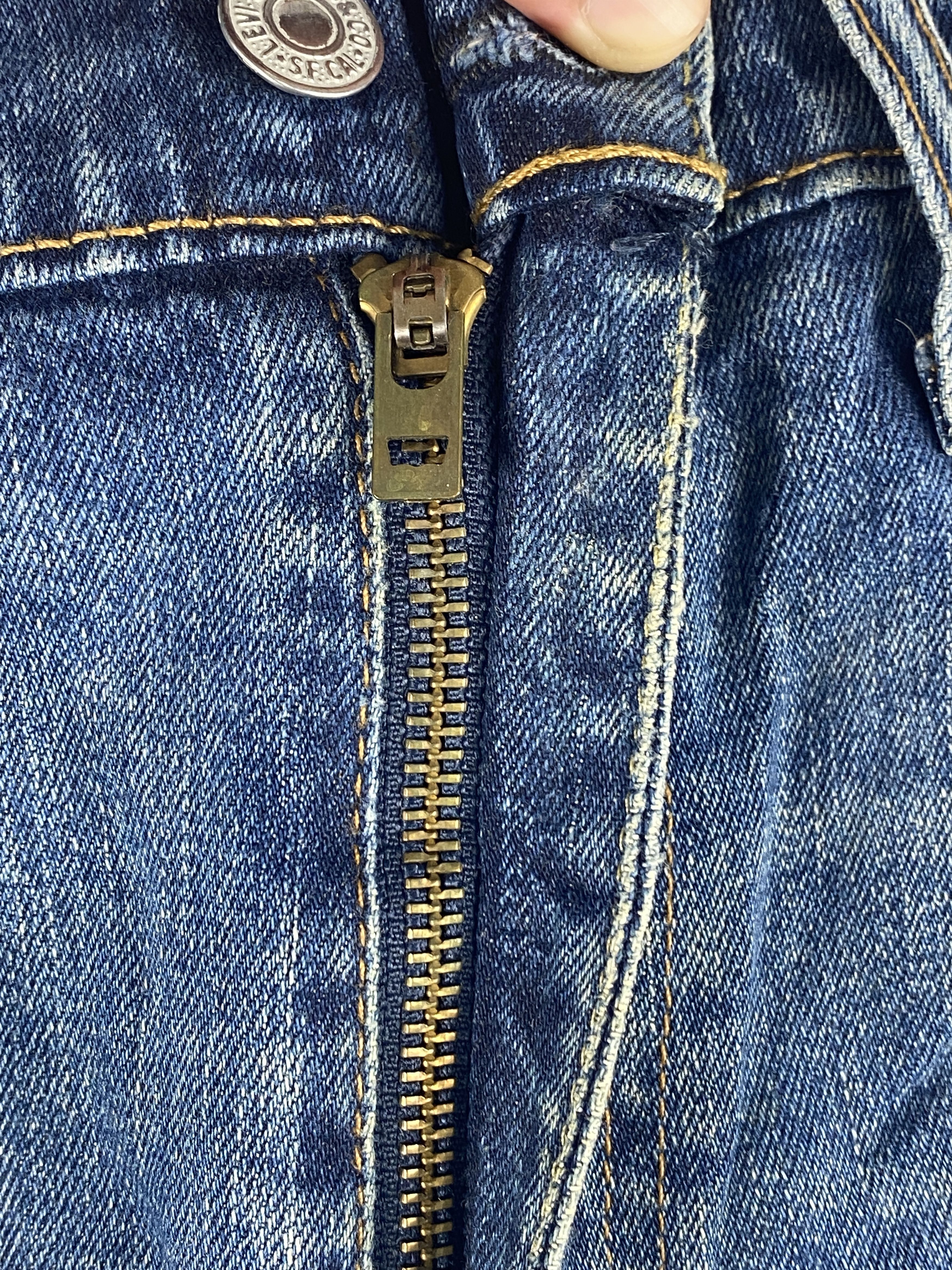 Levi's Vintage Levis 511 Faded Blue Jeans 33x33 Size US 33 - 10 Thumbnail