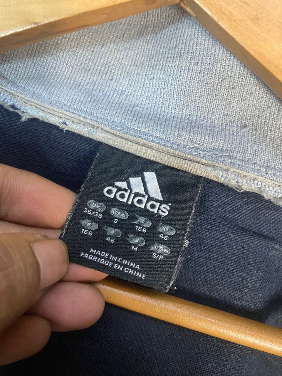Adidas Adidas spellout zipper sweater Size US M / EU 48-50 / 2 - 4 Thumbnail
