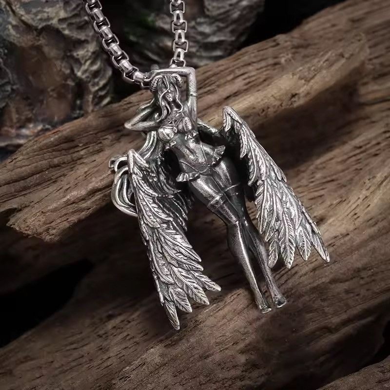Jewelry Punk Sexy Gurl Necklace Gothic Chain Size ONE SIZE - 4 Thumbnail