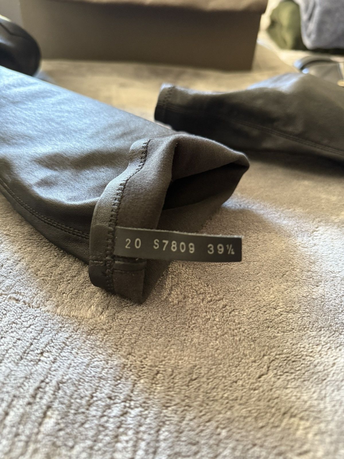 Rick Owens Rick Owens Leather Sock Runner Size US 7 / EU 40 - 3 Thumbnail